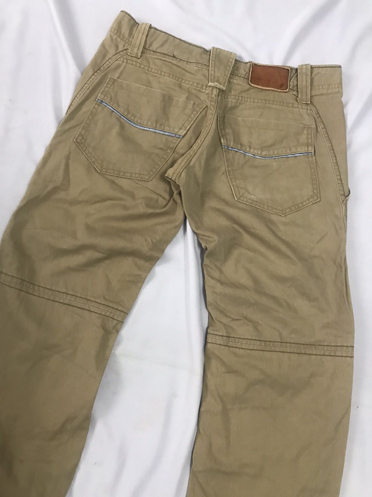 Indian Motorcycle × Japanese Brand Indian Biker Motorcycle Pants - Flare Leg Zipped Trousers Size US 30 / EU 46 - 6 Thumbnail