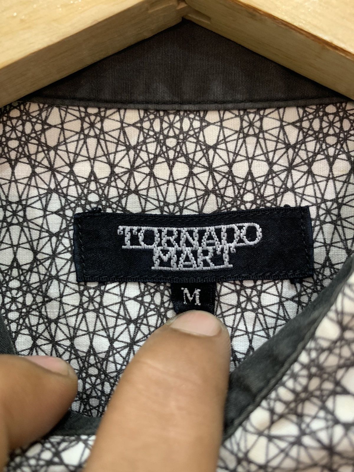 Tornado Mart × Vintage TORNADO MART GEOMETRIC BUTTON UP SHIRT Size US M / EU 48-50 / 2 - 8 Thumbnail
