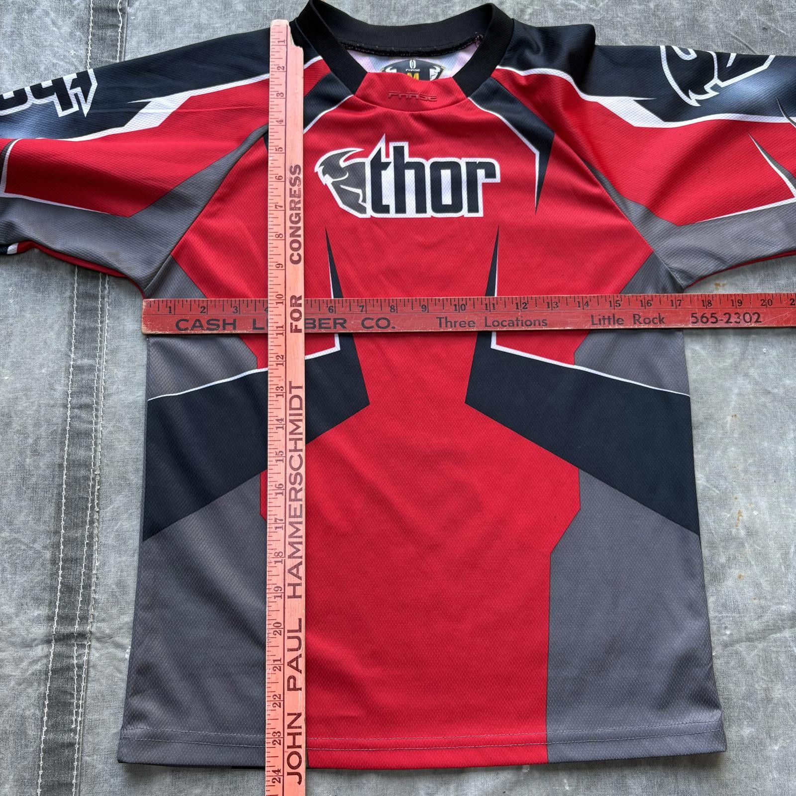 Vintage Vintage Y2K Thor Motocross Biker Grunge Sportswear Jersey Size US XS / EU 42 / 0 - 3 Thumbnail