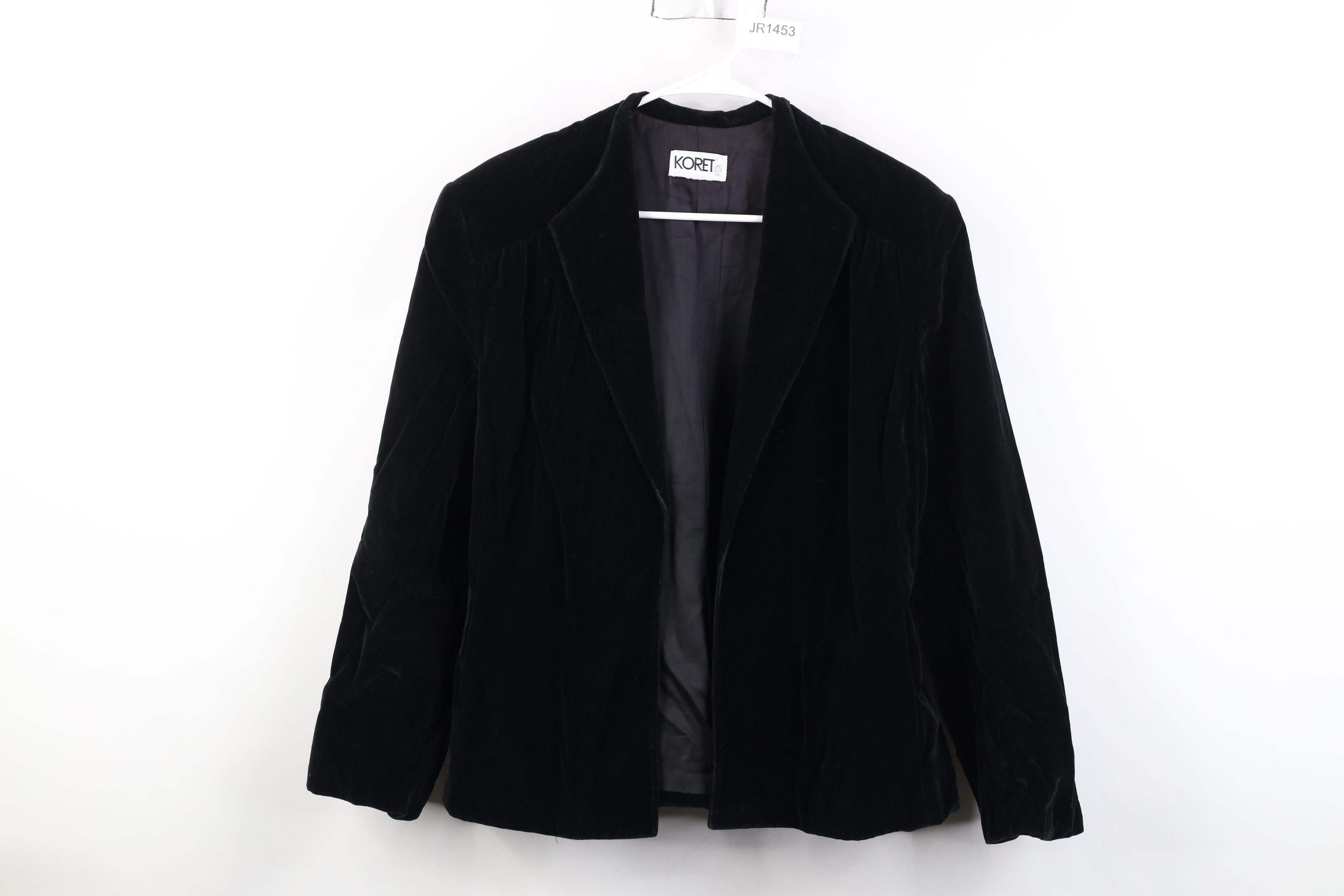 Vintage Vintage 70s 80s Streetwear Open Front Blazer Jacket USA Size L / US 10 / IT 46 - 1 Thumbnail