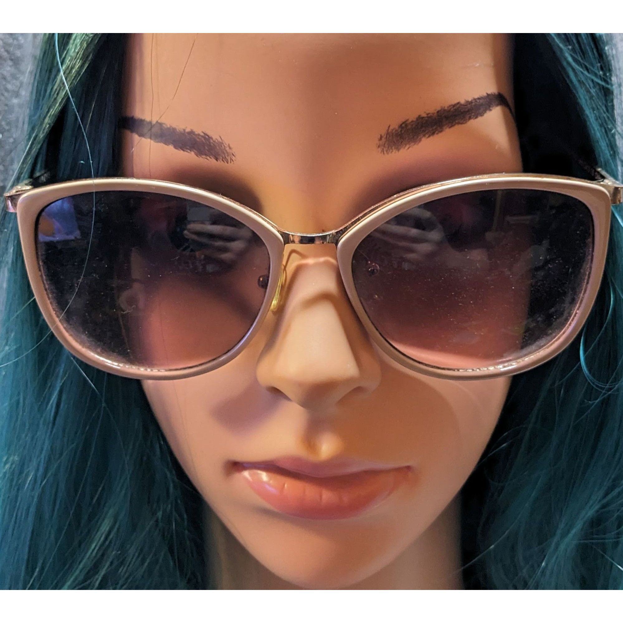 Other NYS Collection Morgan Avenue Beige And Rose Gold Sunglasses Size ONE SIZE - 5 Thumbnail