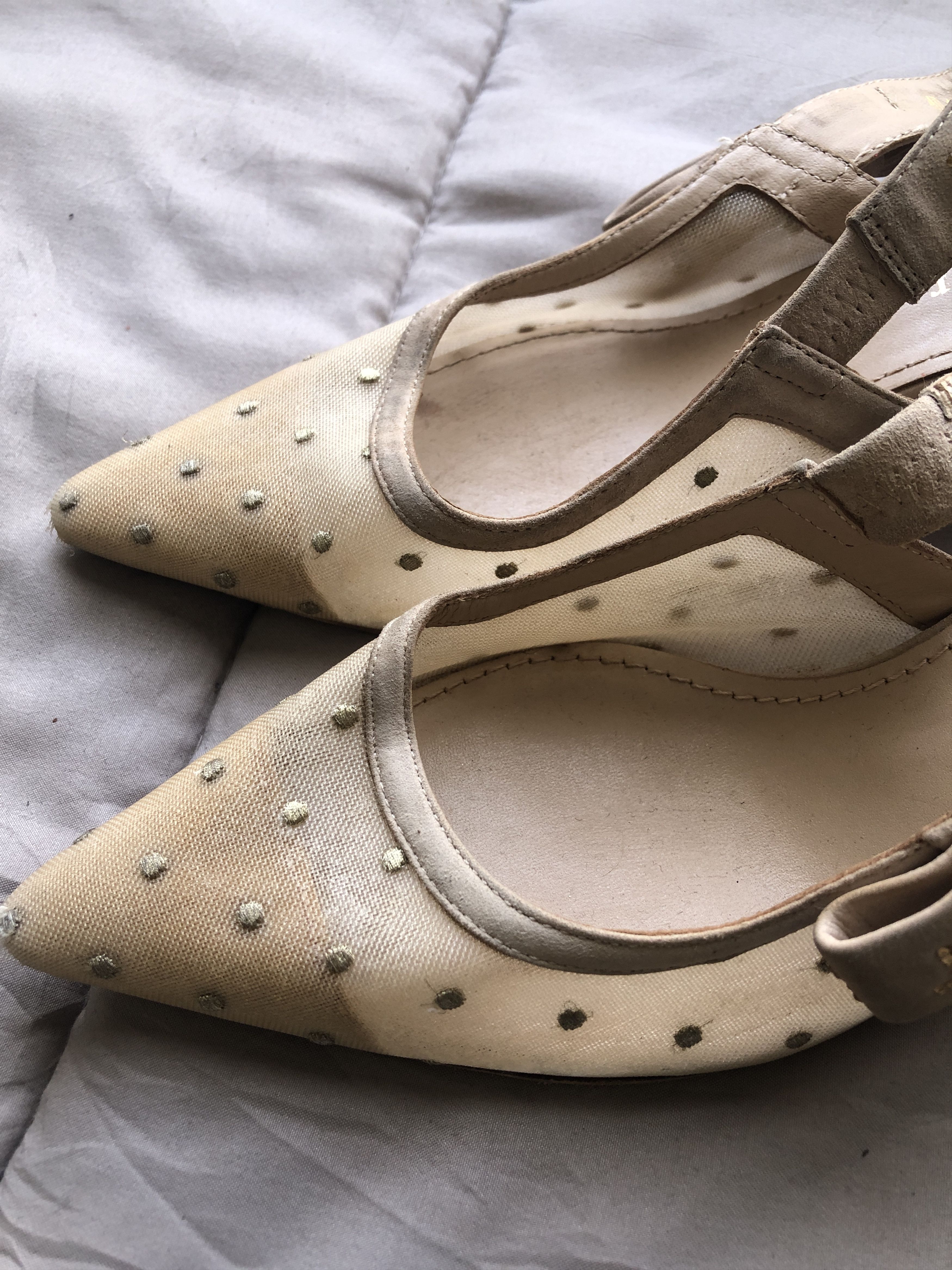 Dior Christian Dior kitten heels in beige Size US 5 / IT 35 - 2 Thumbnail