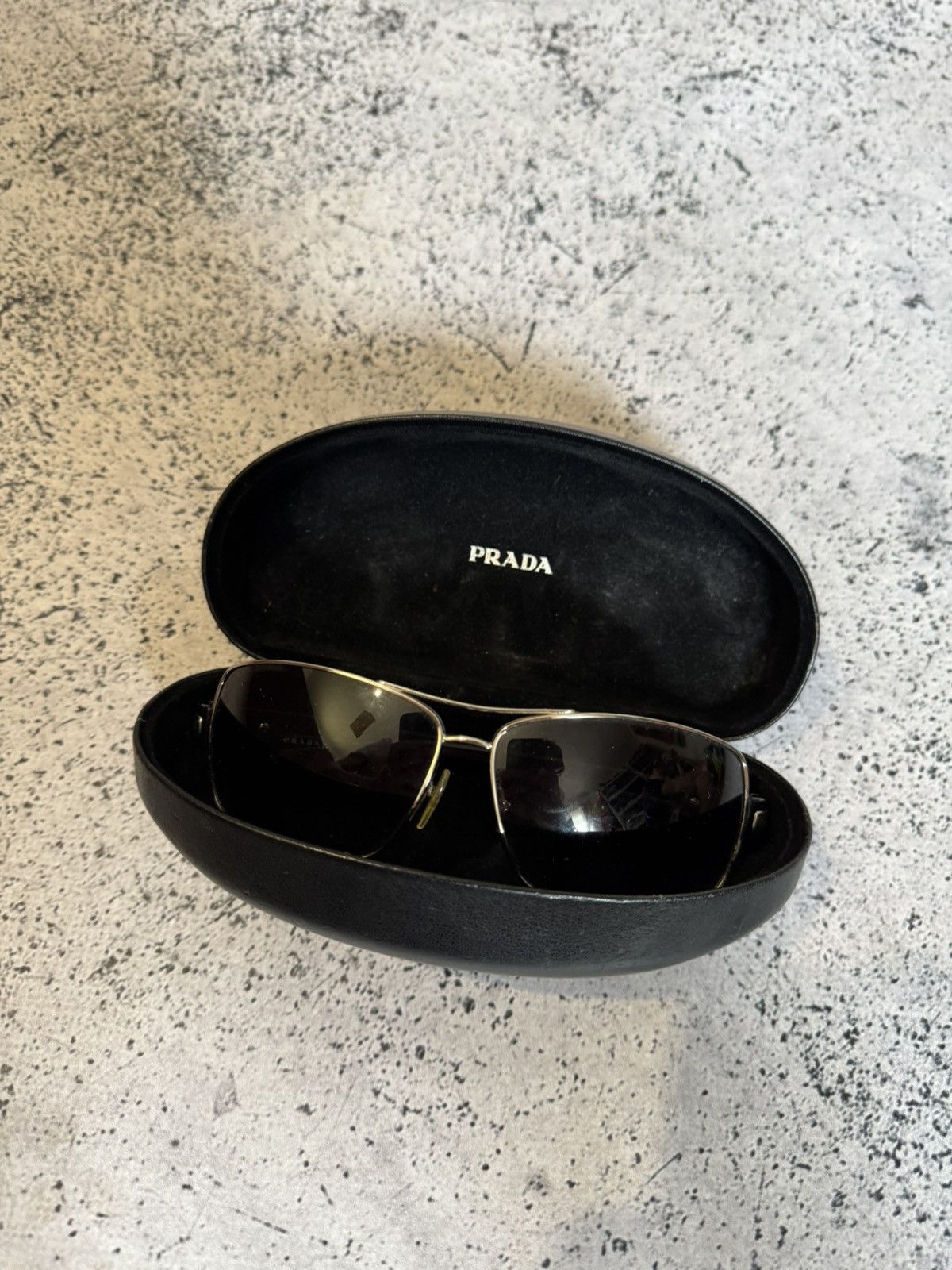 Prada PRADA SUNGLASSES MEN ARI GOLD SPR 55H Size ONE SIZE - 1 Thumbnail