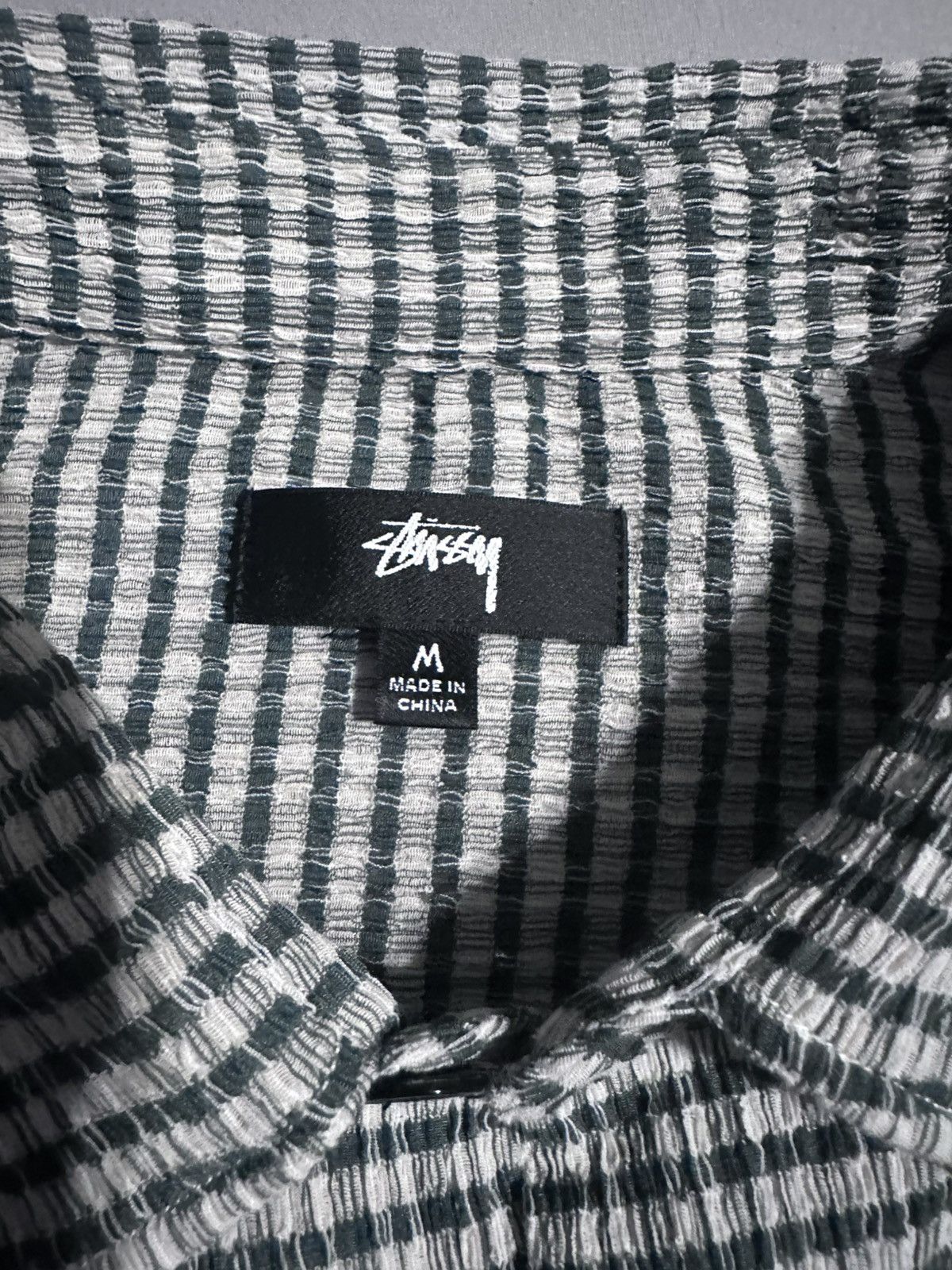 Stussy Stussy Wrinkly Gingham shirt Size US M / EU 48-50 / 2 - 3 Thumbnail