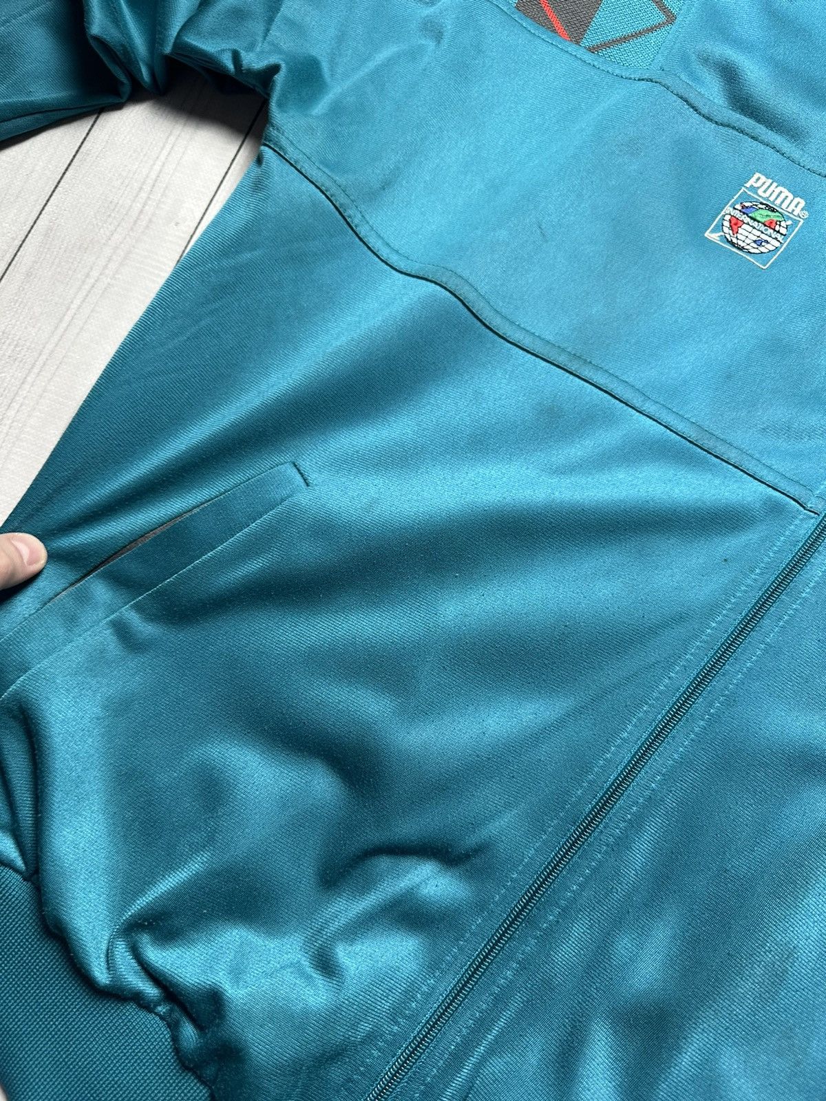 Puma × Vintage Vintage puma Germany track jacket Deutschland size L rare Size US L / EU 52-54 / 3 - 5 Thumbnail