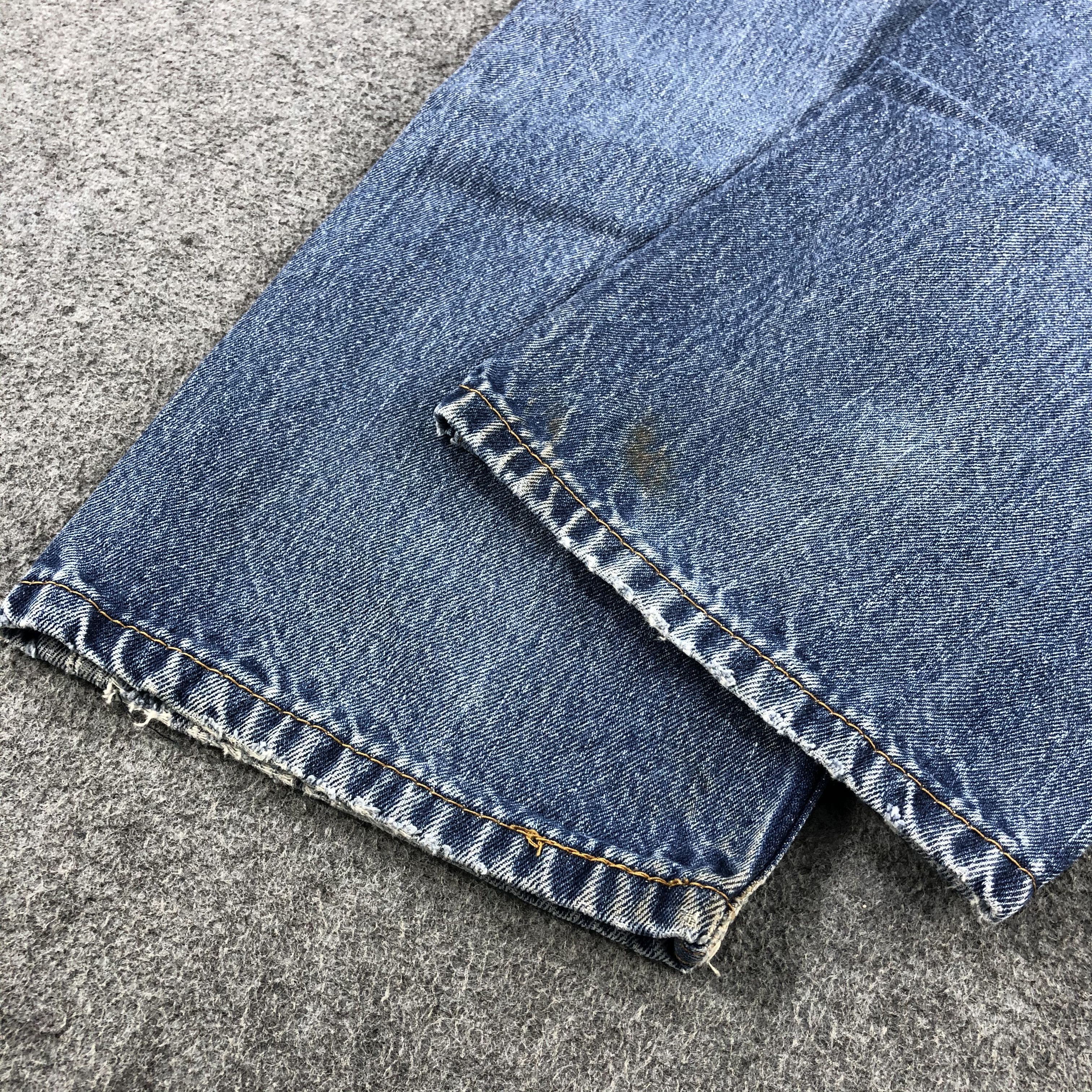 Levi's Vintage Blue Wash Levis 505 Jeans-J2211 Size US 36 / EU 52 - 5 Thumbnail
