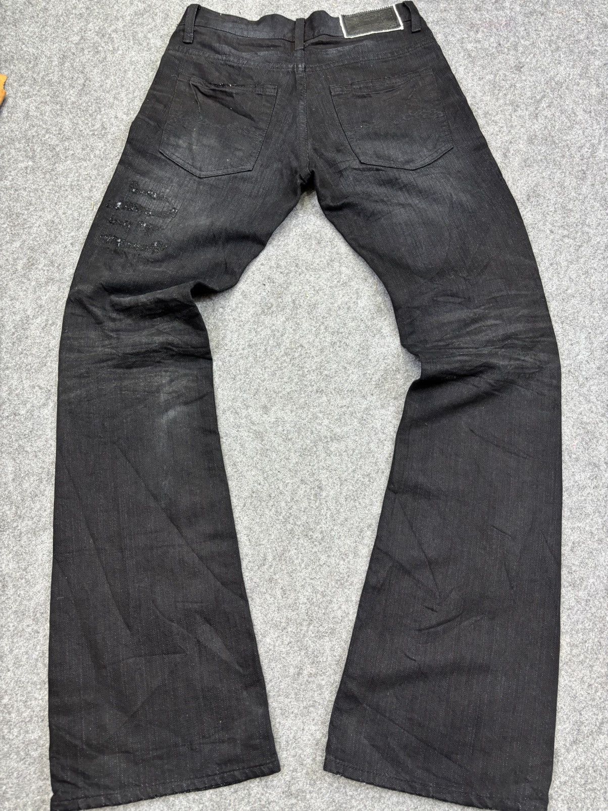 Japanese Brand 💥Flare💥Midas9 Rip&Repair Style Flare Denim F776 Size US 29 - 16 Thumbnail