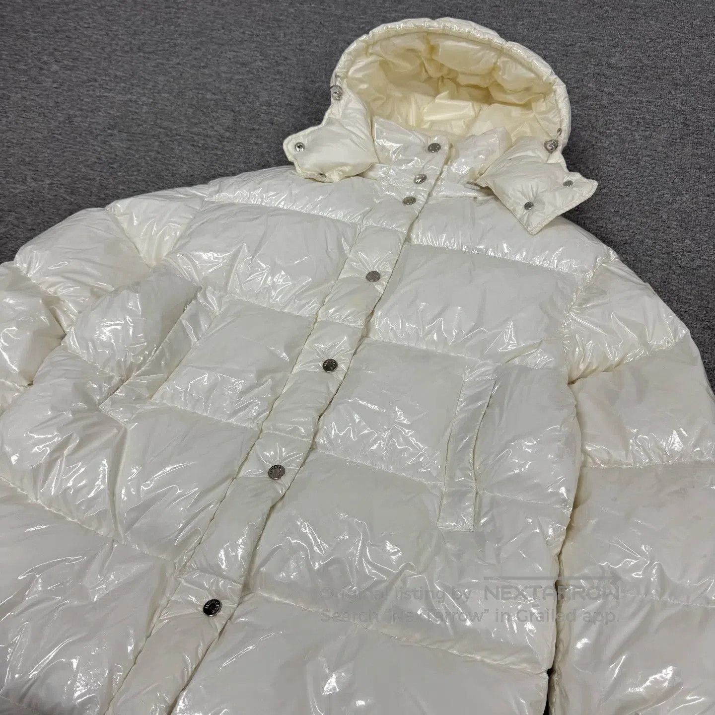 Moncler Moncler Gaou series laser Pearl-colored, medium-length d Size XS / US 0-2 / IT 36-38 - 5 Thumbnail