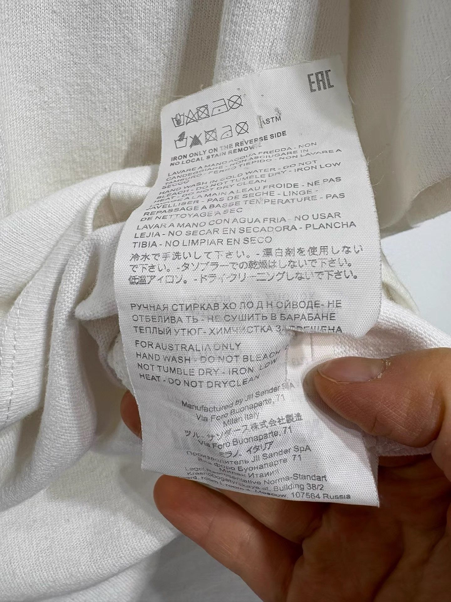Arc'teryx Arc’teryx Jil Sander Logo Tee K29 Size US L / EU 52-54 / 3 - 6 Thumbnail