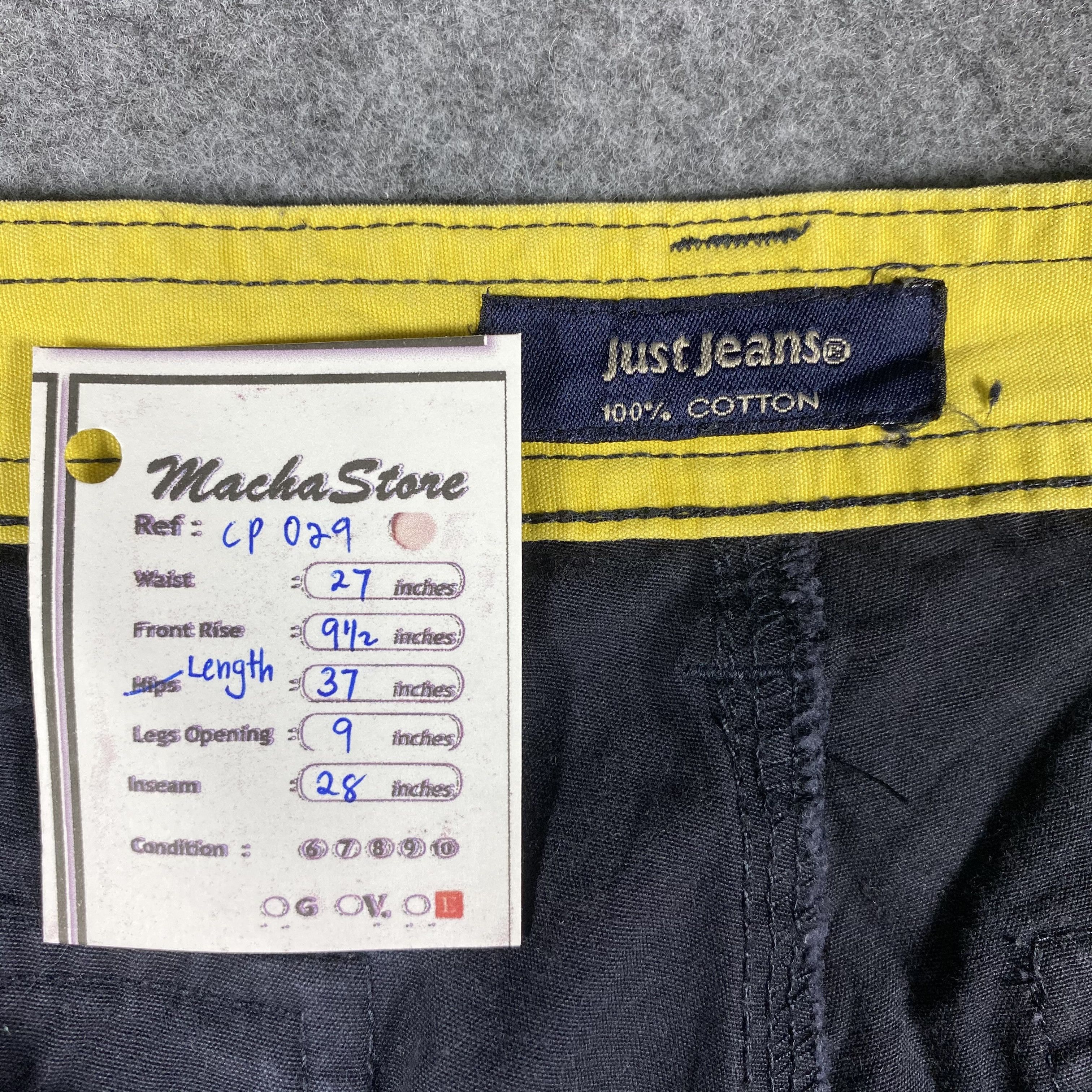Japanese Brand Japanese Brand Just Jeans Multipocket Cargo Pants Size US 27 - 9 Thumbnail