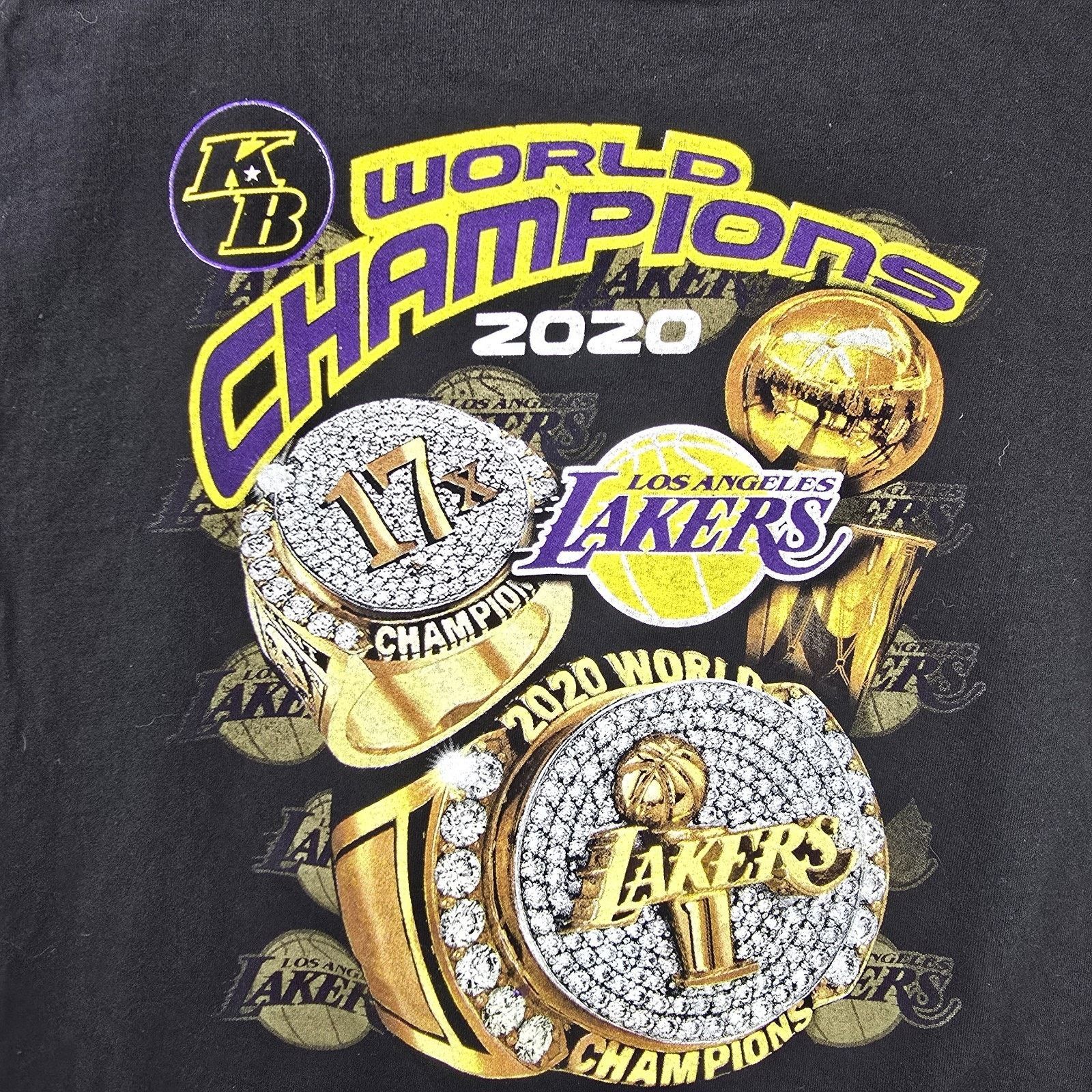 NBA Los Angeles Lakers Shirt Mens Medium 2020 Champions LeBron Size US M / EU 48-50 / 2 - 5 Thumbnail
