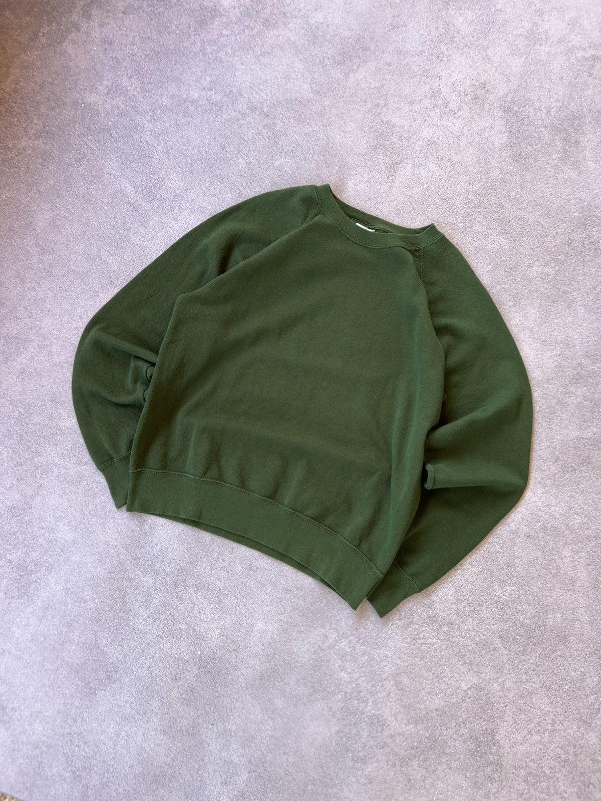 Japanese Brand Vintage Basic Green Faded Distressed y2k rick owens style Size US M / EU 48-50 / 2 - 1 Thumbnail