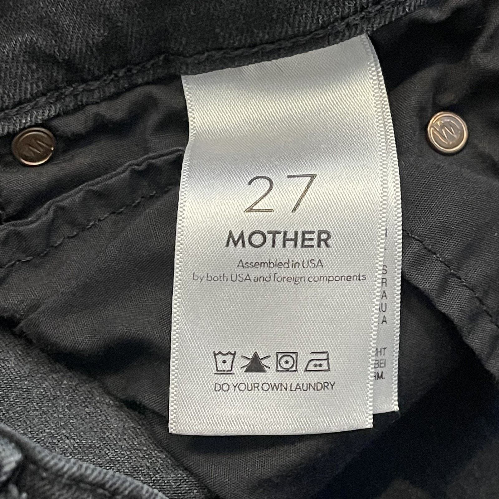 MOTHER Mother Jeans 27 Stunner Zip Ankle Step Fray Not Guilty Denim Size 27" / US 4 / IT 40 - 8 Thumbnail