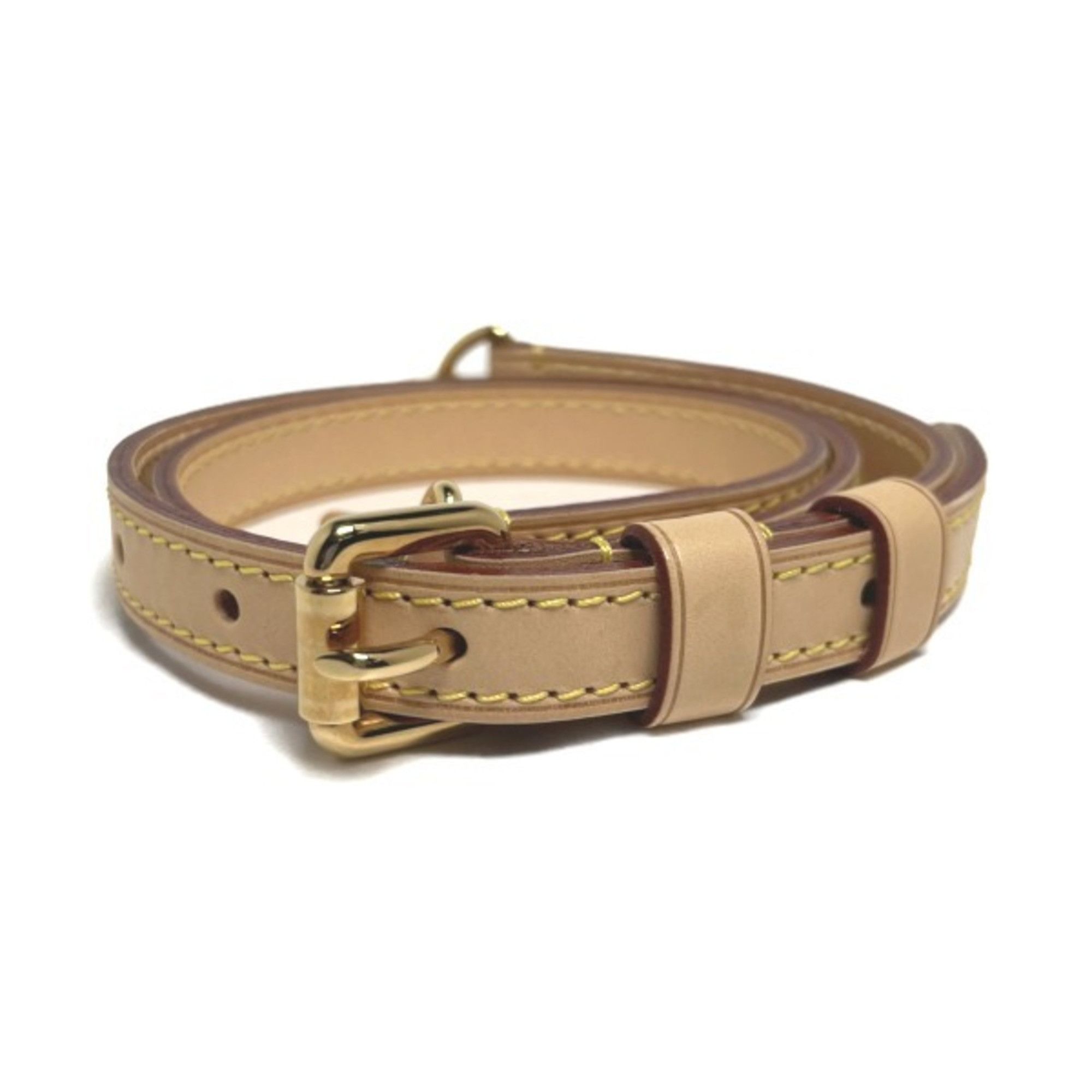 image of Louis Vuitton Shoulder Strap Tanned Leather Louis Vuitton Beige Lv, Women's