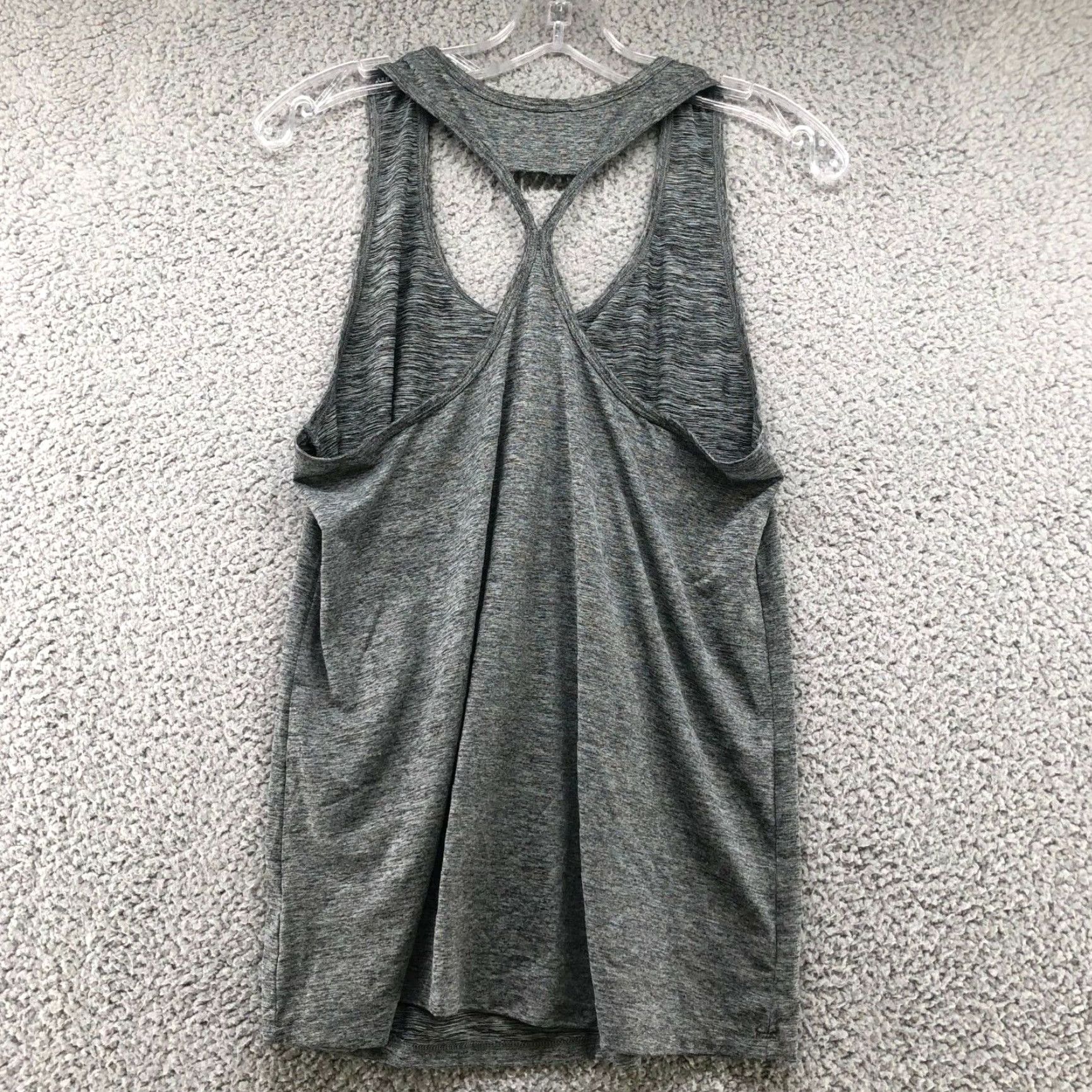 Champion Champion Tank Top Womens L Gray Activewear Sleeveless Racerback Crew Neck Gym Workout Weights Size L / US 10 / IT 46 - 6 Thumbnail