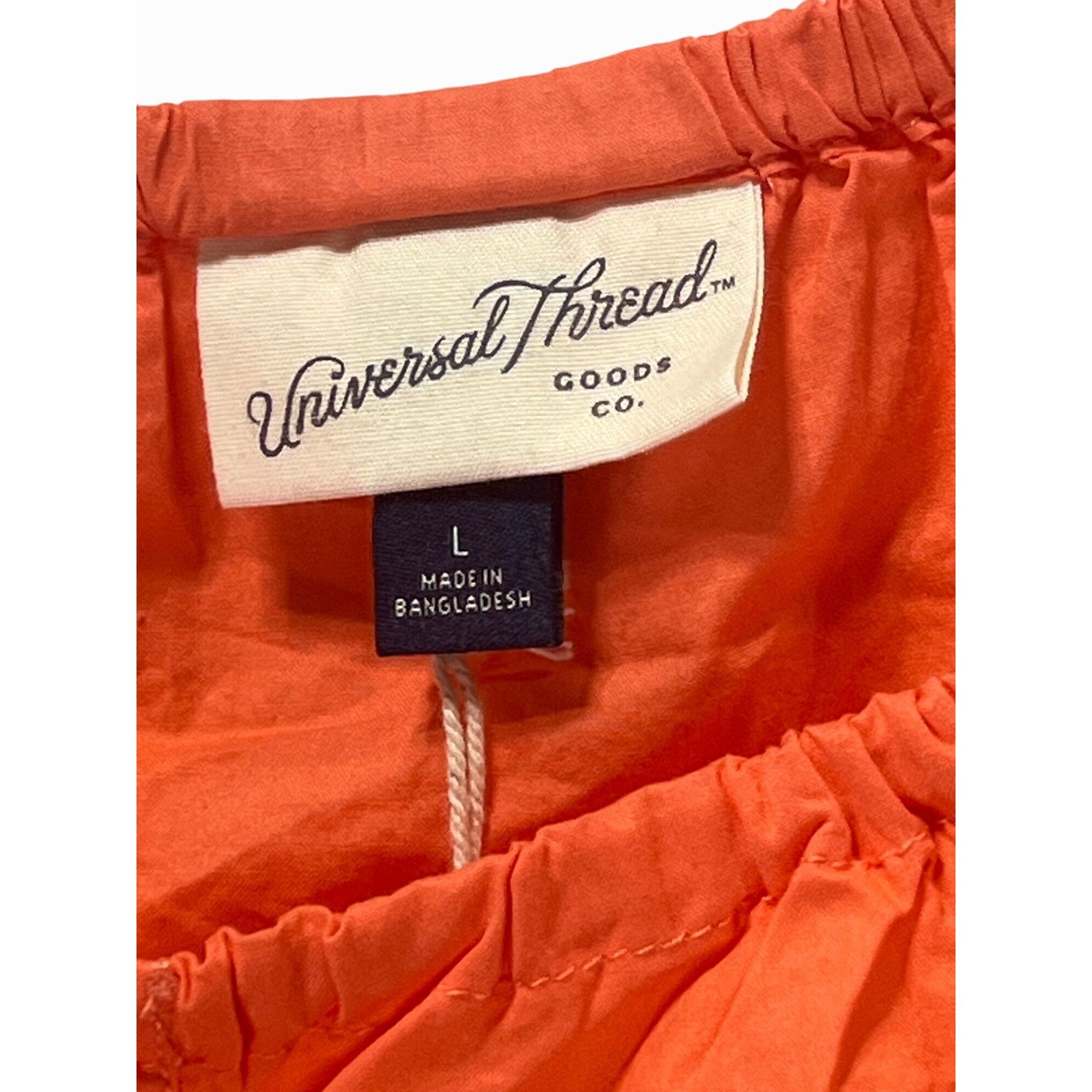 Other Universal Thread - Women's Puff Short Sleeve Peasant Top - O Size L / US 10 / IT 46 - 9 Thumbnail