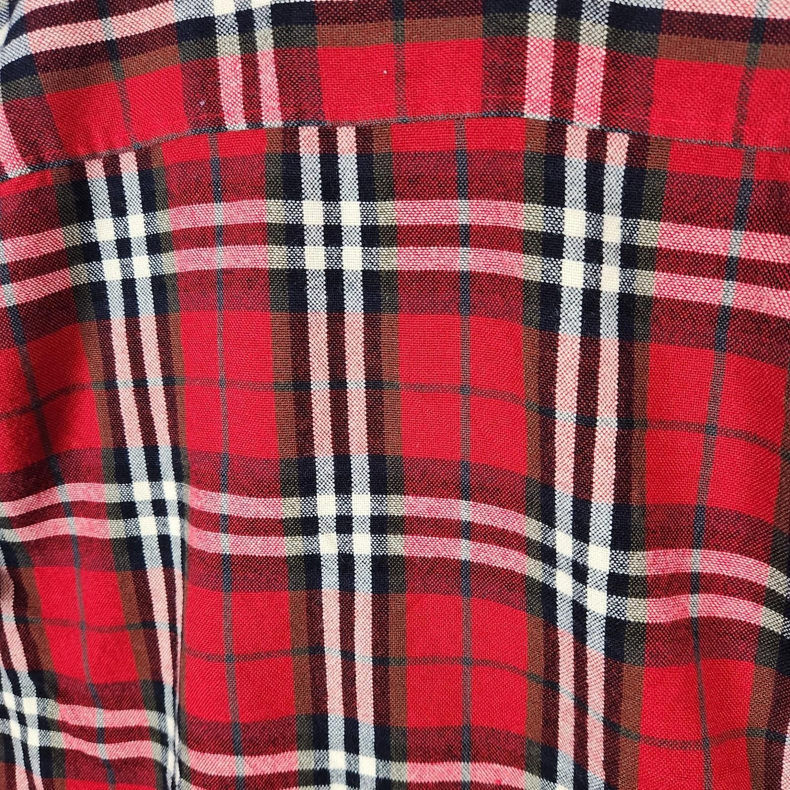 Blair Vintage John Blair Red Plaid Flannel Shirt Size Medium Size US M / EU 48-50 / 2 - 7 Thumbnail