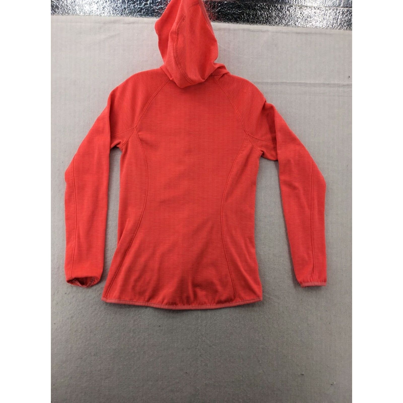 The North Face VINTAGE North Face Hoodie Womens Small Orange Full Zip Jacket Sweatshirt Size S / US 4 / IT 40 - 3 Thumbnail