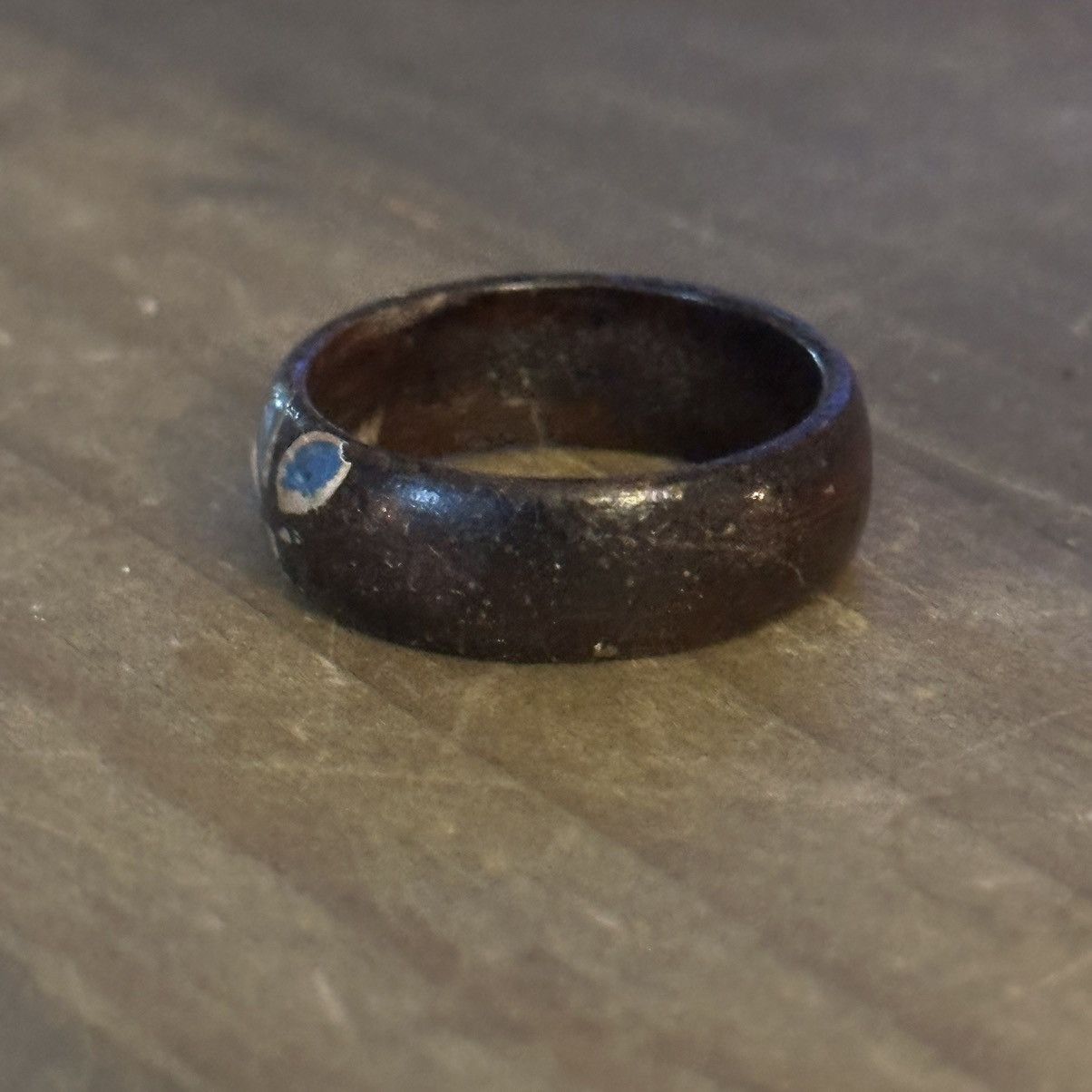 Vintage Vintage wooden painted flower ring Size ONE SIZE - 6 Thumbnail