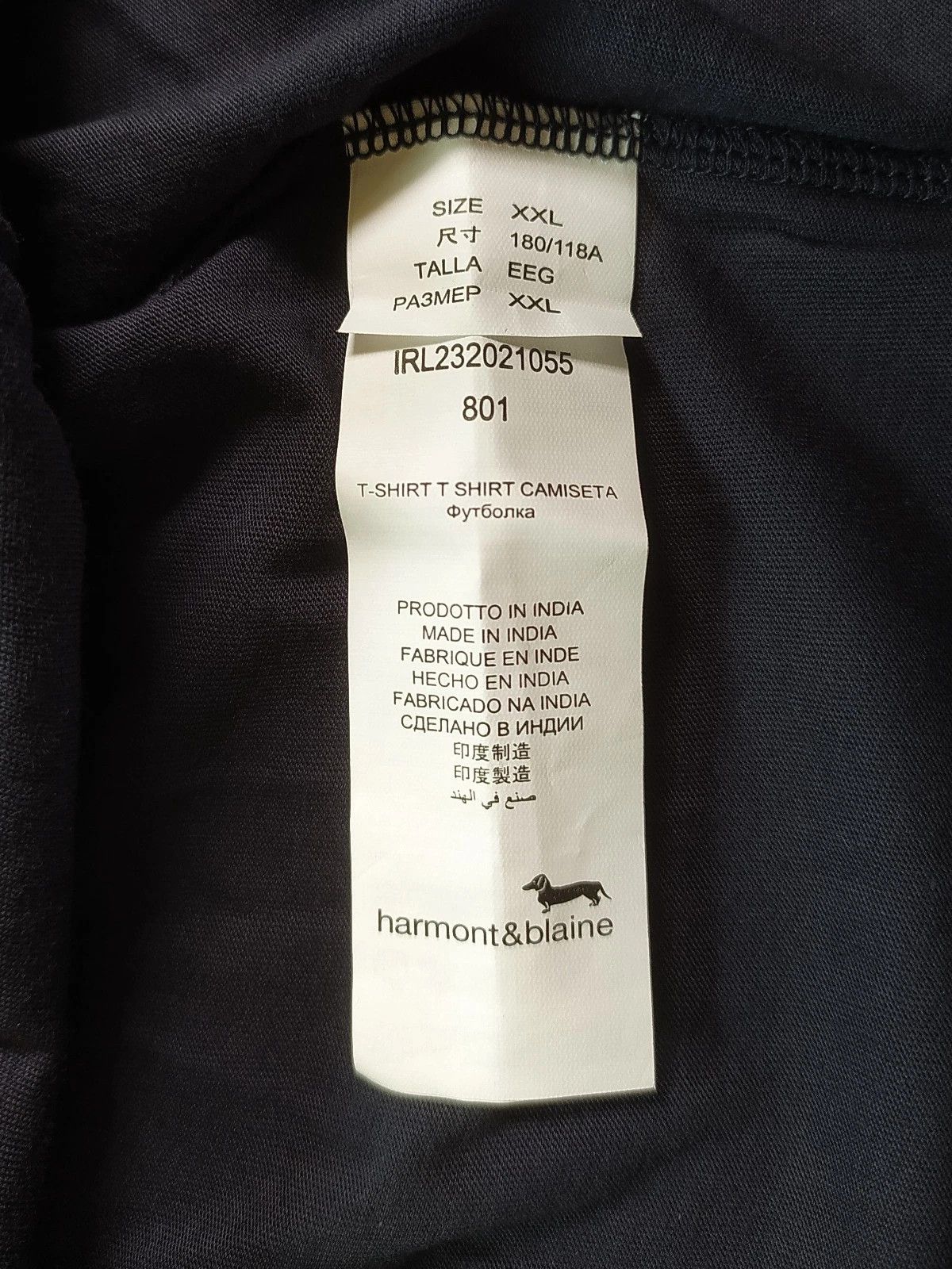 Harmont & Blaine Harmont & Blaine Shortsleeves Crew Neck ASM/1945 Size US XXL / EU 58 / 5 - 7 Thumbnail