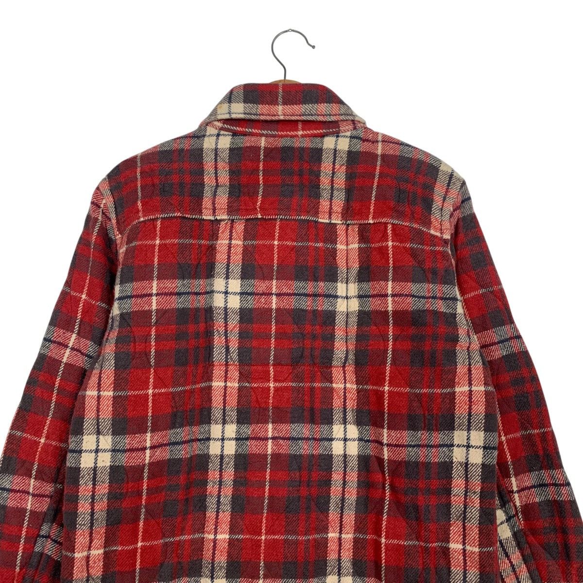 Hollister HOLLISTER CARLSBAD Red Plaid Warm Flannel Jacket #2716-C122 Size US M / EU 48-50 / 2 - 19 Thumbnail