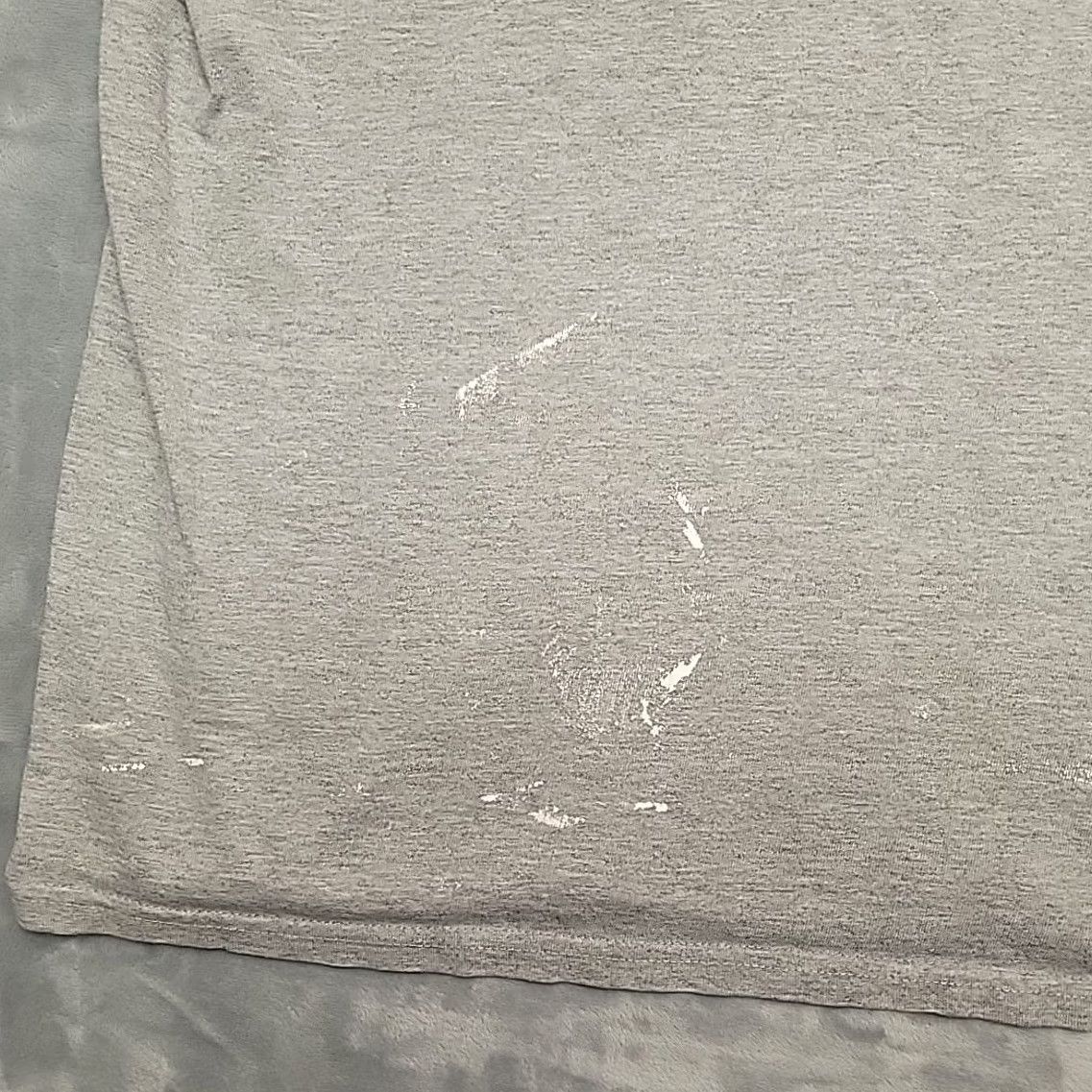 Nike VINTAGE Nike Shirt Mens L Gray Embroidered Swoosh Logo Crewneck Tee Made in USA Y2K Size US L / EU 52-54 / 3 - 2 Thumbnail
