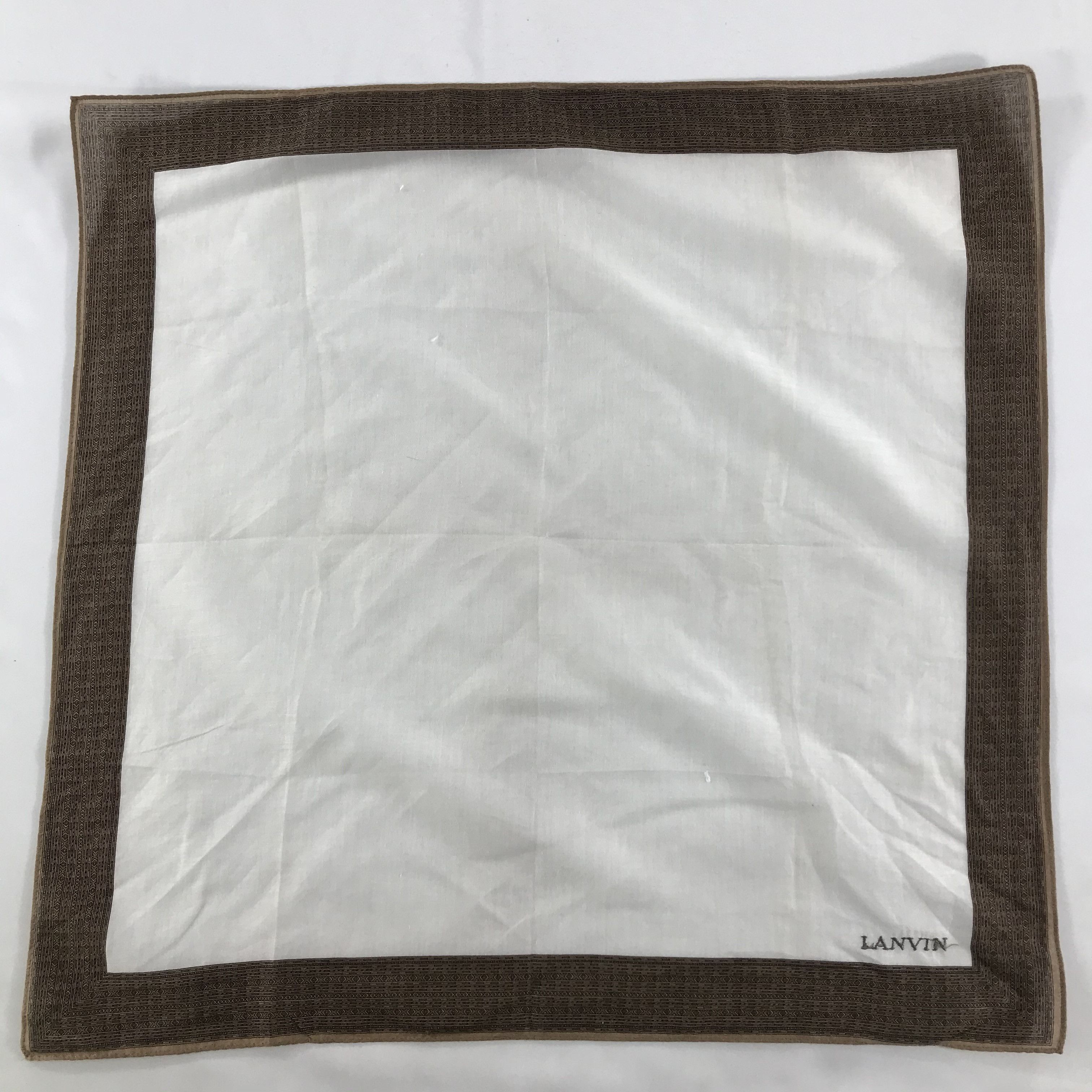 Lanvin × Vintage Lanvin Bandana / Handkerchief / Neckerchief - S1735 Size ONE SIZE - 1 Thumbnail