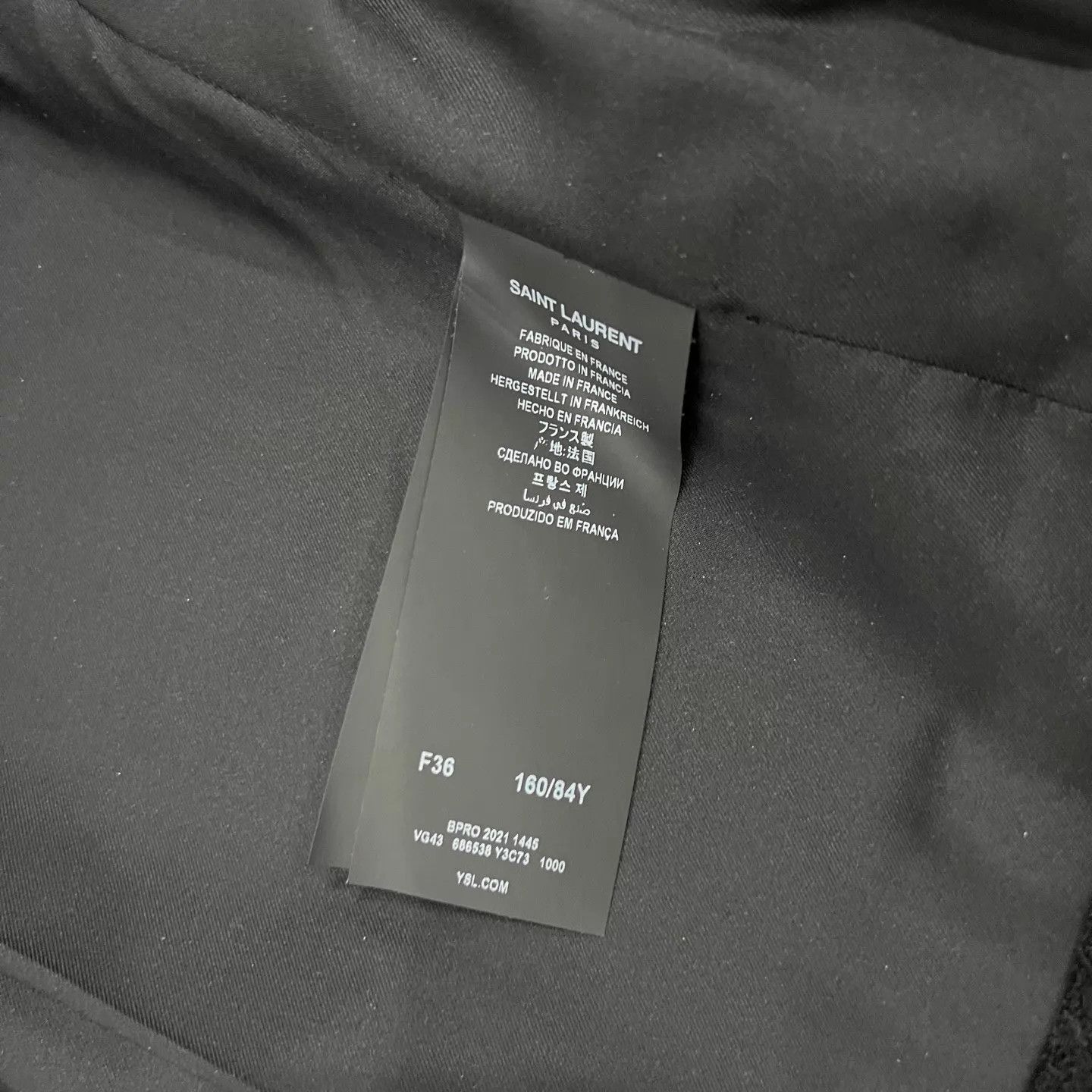 Saint Laurent Paris SLP short black jacket colorful heart button 36 Size XS / US 0-2 / IT 36-38 - 6 Thumbnail