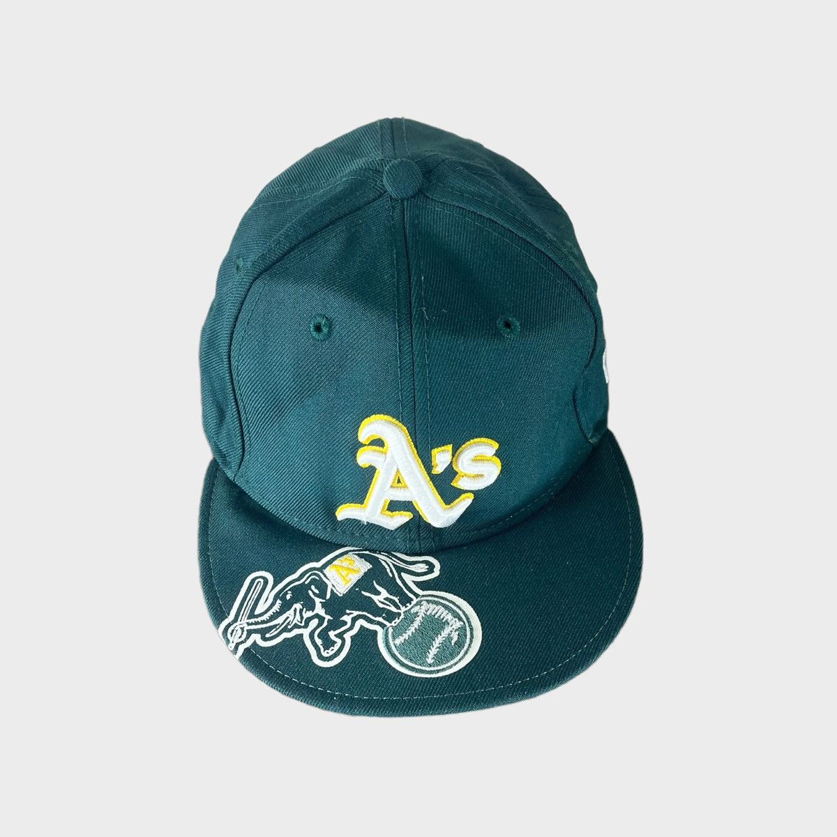 New Era × Vintage Rare New Era 59FIFTY MLB Oakland A's MLBaseball Cap Size ONE SIZE - 3 Thumbnail