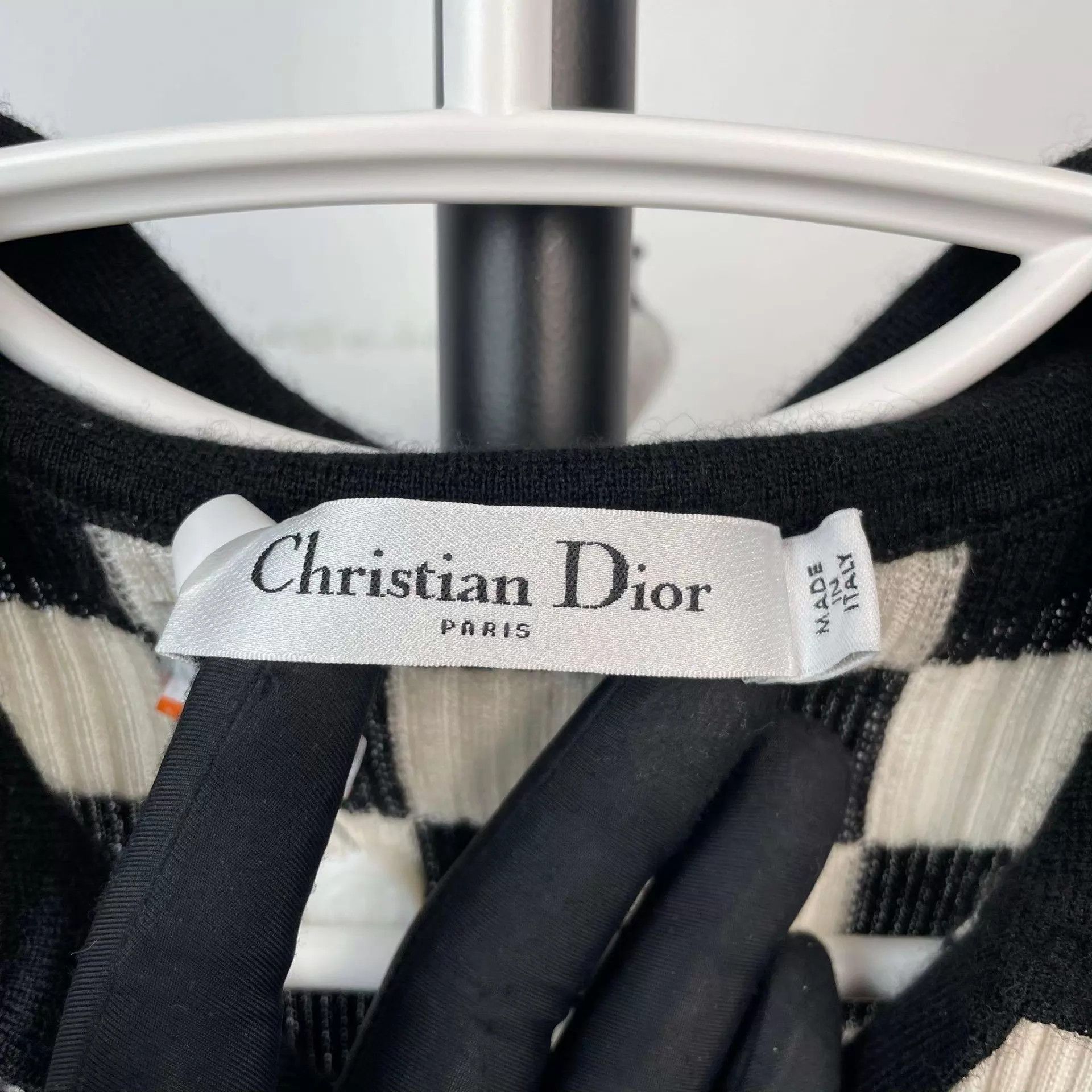 Dior Dior Knit Black White Check Short-Sleeve 97 New 42 Size M / US 6-8 / IT 42-44 - 5 Thumbnail