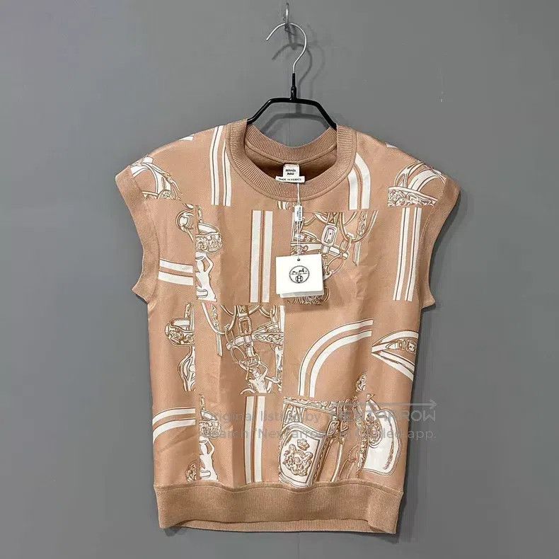 Hermes Hermes Silk Blended Sleeveless Vest Size XXS / US 00 / IT 34 - 1 Thumbnail