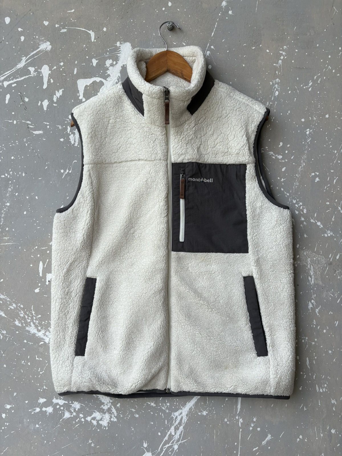 Montbell Vintage Montbell Mountain ClimaAir Fleece Sherpa Vest Jacket Size US L / EU 52-54 / 3 - 1 Thumbnail