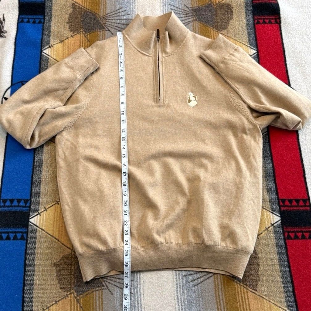 Vintage VINTAGE Fairway & Greene The Natural Merino Wool Sweater Pullover Men M Beige 90s Business Casual Travel Workwear Long Sleeve Medium Size US M / EU 48-50 / 2 - 7 Thumbnail