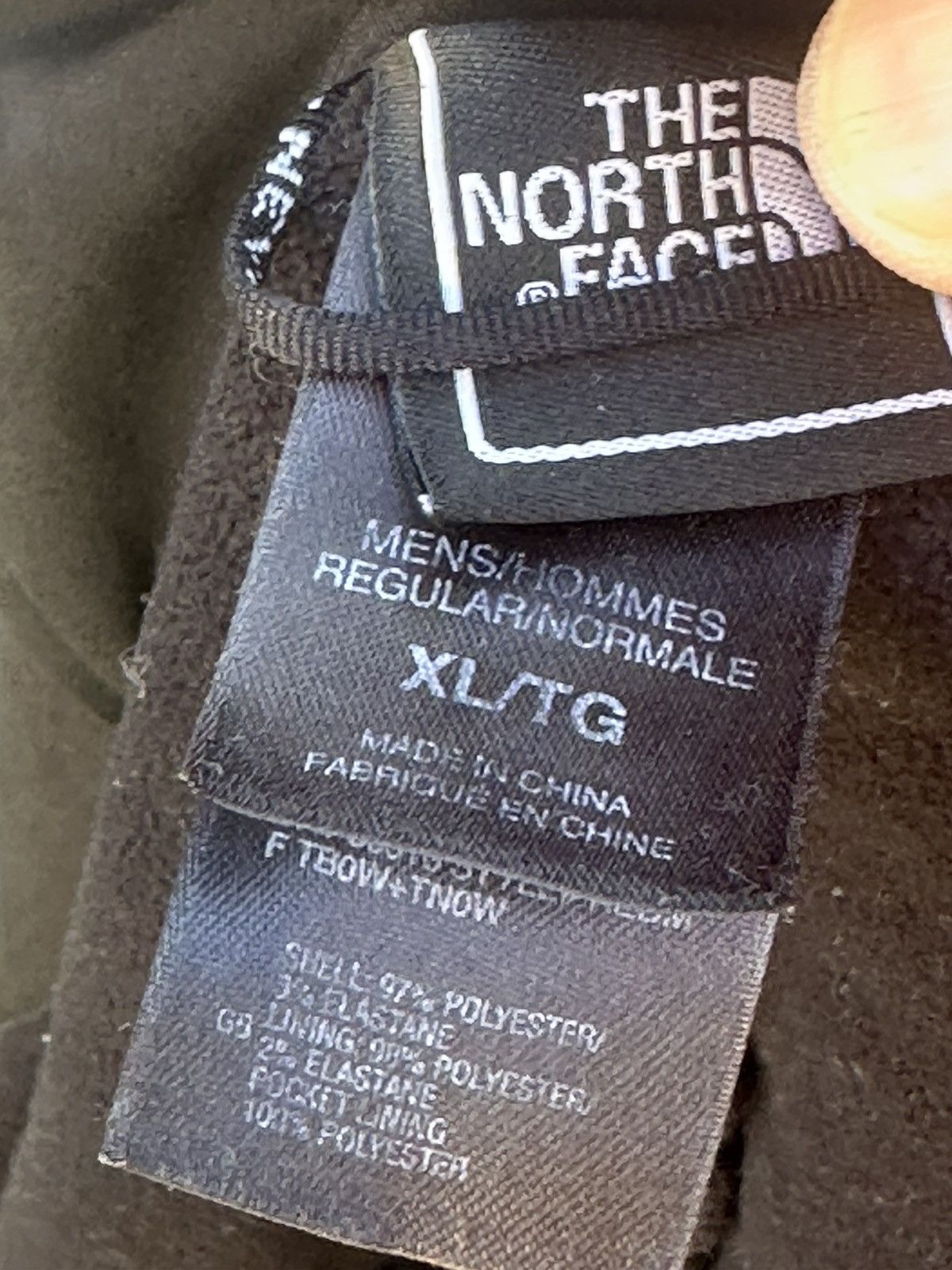 The North Face The North Face Men’s TNF Apex Jacket XL Black Gray Full Zip Size US XL / EU 56 / 4 - 6 Thumbnail