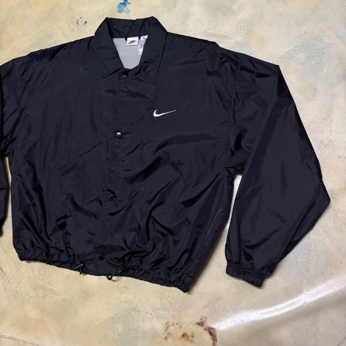 Nike Vintage Nike Coach Jacket Big Logo Size US L / EU 52-54 / 3 - 6 Thumbnail