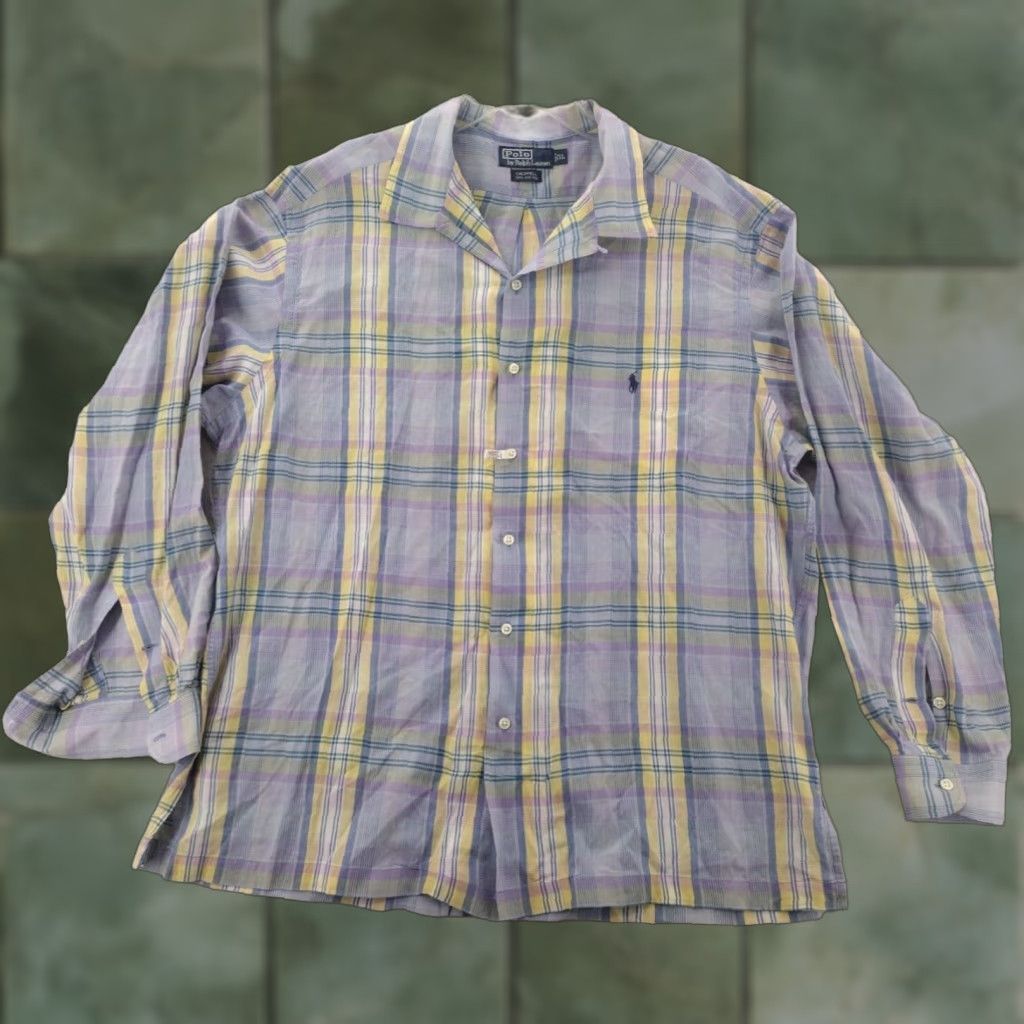 Ralph Lauren Ralph Lauren Mens XL Plaid Long Sleeve Button Up Shirt Casual Size US XL / EU 56 / 4 - 1 Thumbnail