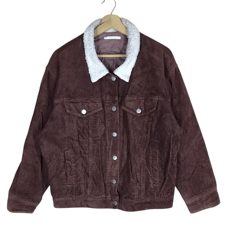 Japanese Brand Retro Girl Corduroi Jackets Size M / US 6-8 / IT 42-44 - 1 Thumbnail
