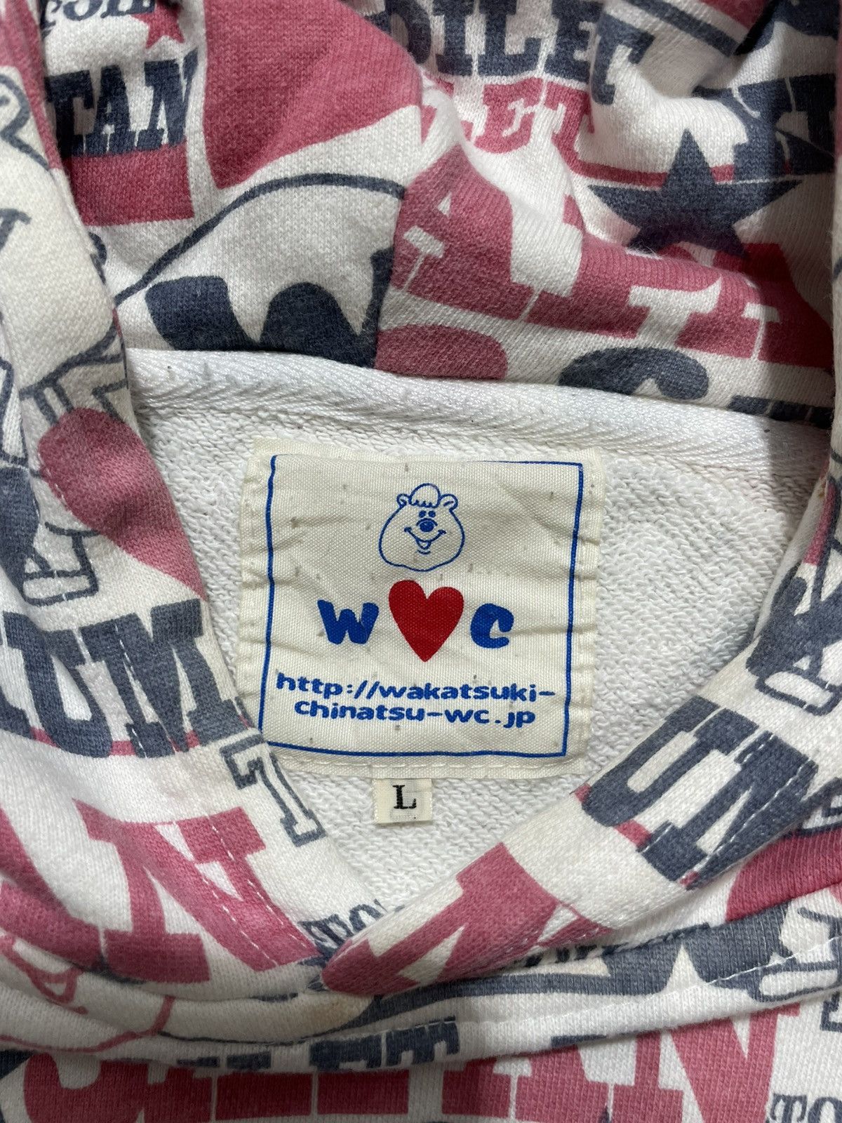 Hysteric Glamour Japanese brand Kumatan Toilet Hoodie printed hysteric style Size L / US 10 / IT 46 - 3 Thumbnail