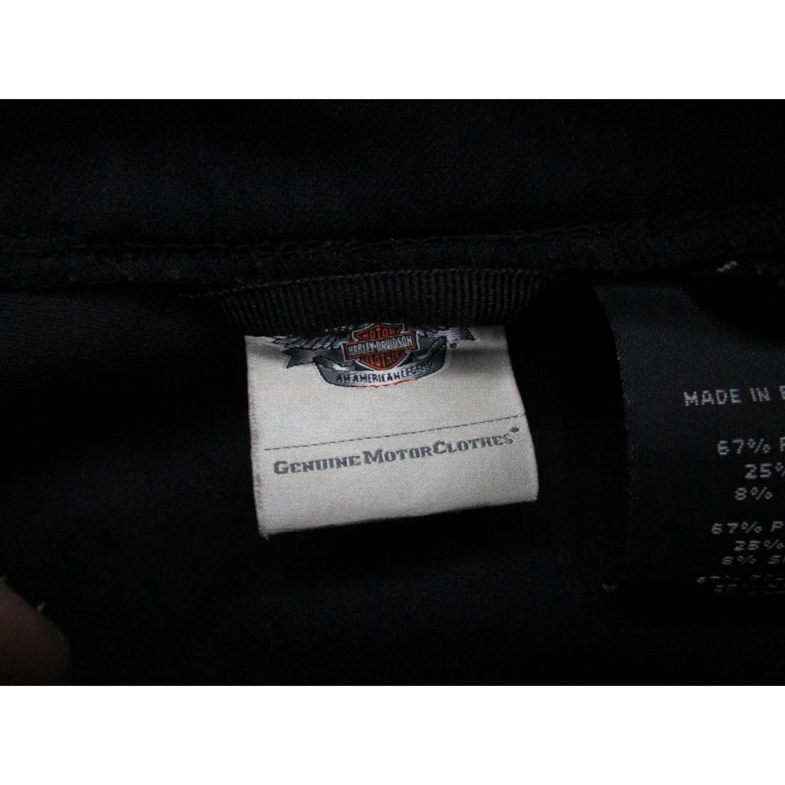 Harley Davidson VINTAGE Harley-Davidson Jacket Womens M Asymmetric Full Zip Wind Thermal Motorcycle Size M / US 6-8 / IT 42-44 - 2 Thumbnail
