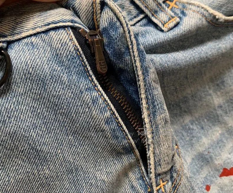 Number (N)ine Number Nine Splash Paint Jeans. Size US 28 / EU 44 - 8 Thumbnail