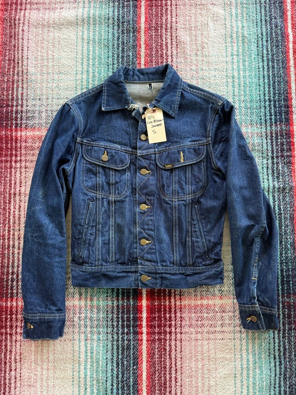 Lee 70s Lee Riders Dark Wash Denim Jacket S Size US S / EU 44-46 / 1 - 1 Thumbnail
