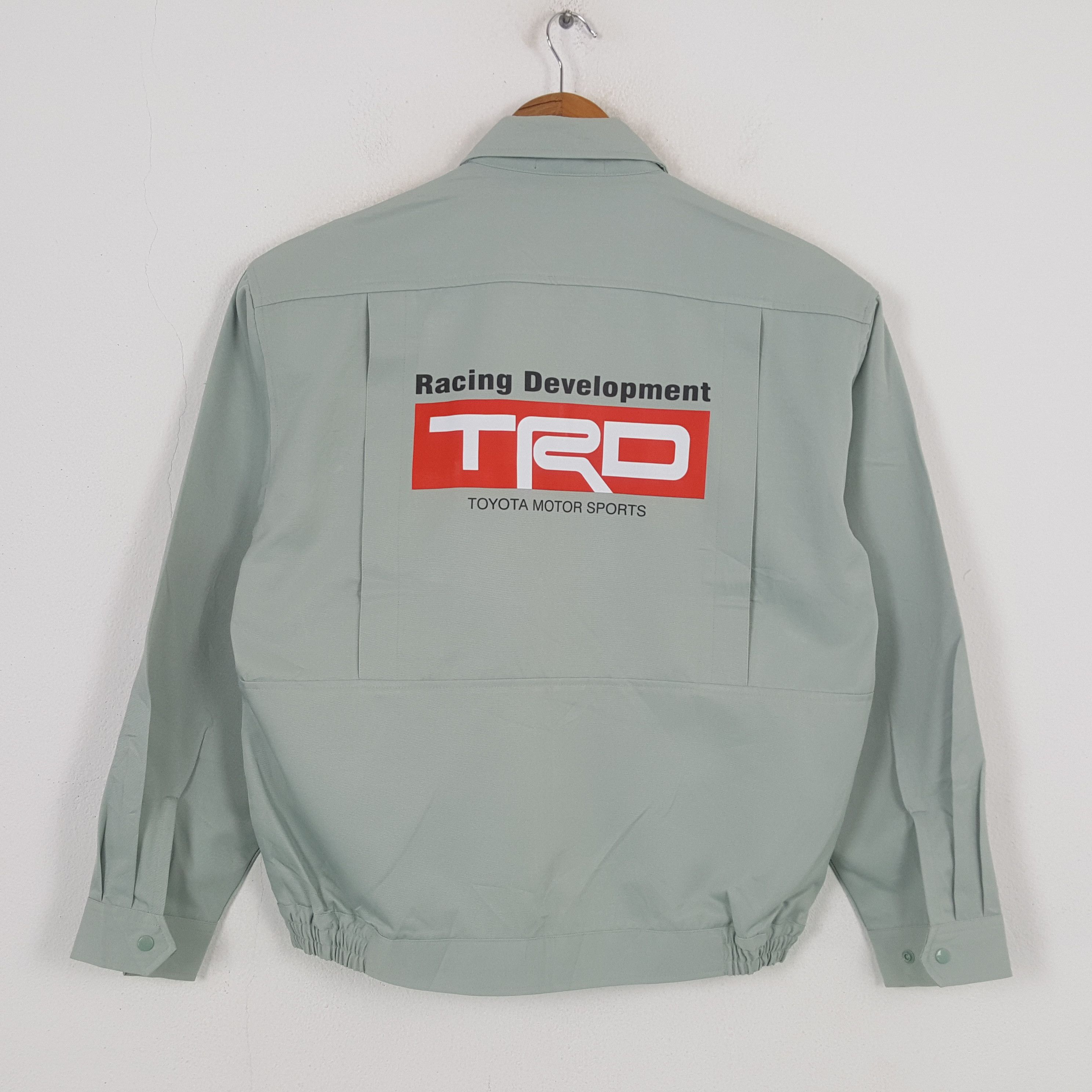 Japanese Brand × Vintage Vintage TRD TOYOTA Japan Racing Custom Jacket C288N12 Size US L / EU 52-54 / 3 - 1 Thumbnail