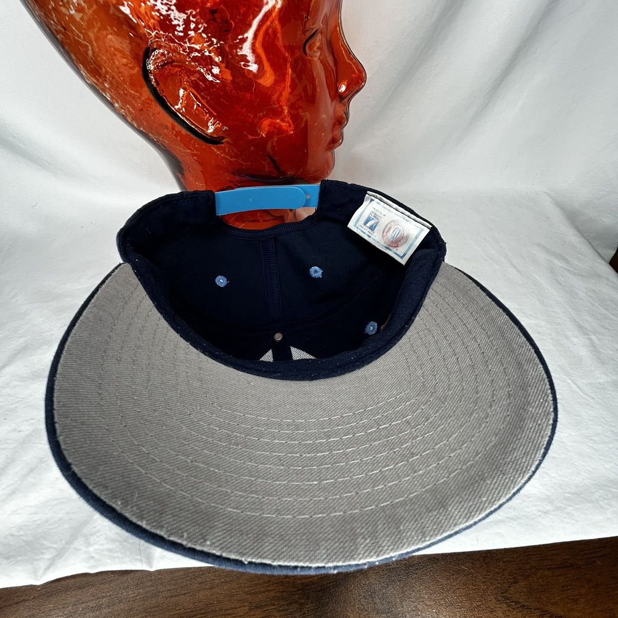 Logo 7 Vtg 90’s UNC Tarheels Navy Blue Logo 7 SnapBack Hat Size ONE SIZE - 4 Thumbnail