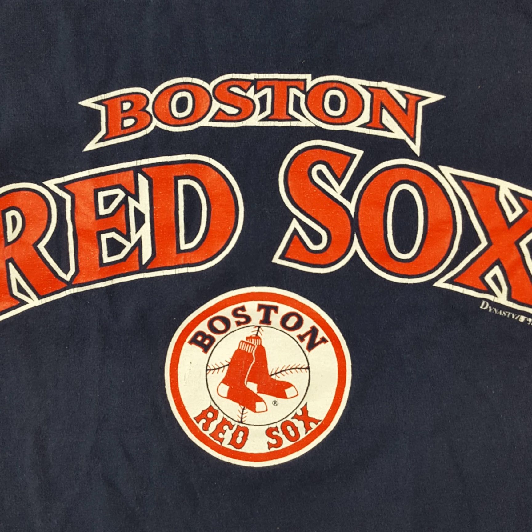 Vintage Vintage Boston Red Sox MLB Baseball T-Shirt Men's Medium Blue Retro Logo Y2K 90s 00s Sports Size US M / EU 48-50 / 2 - 3 Thumbnail