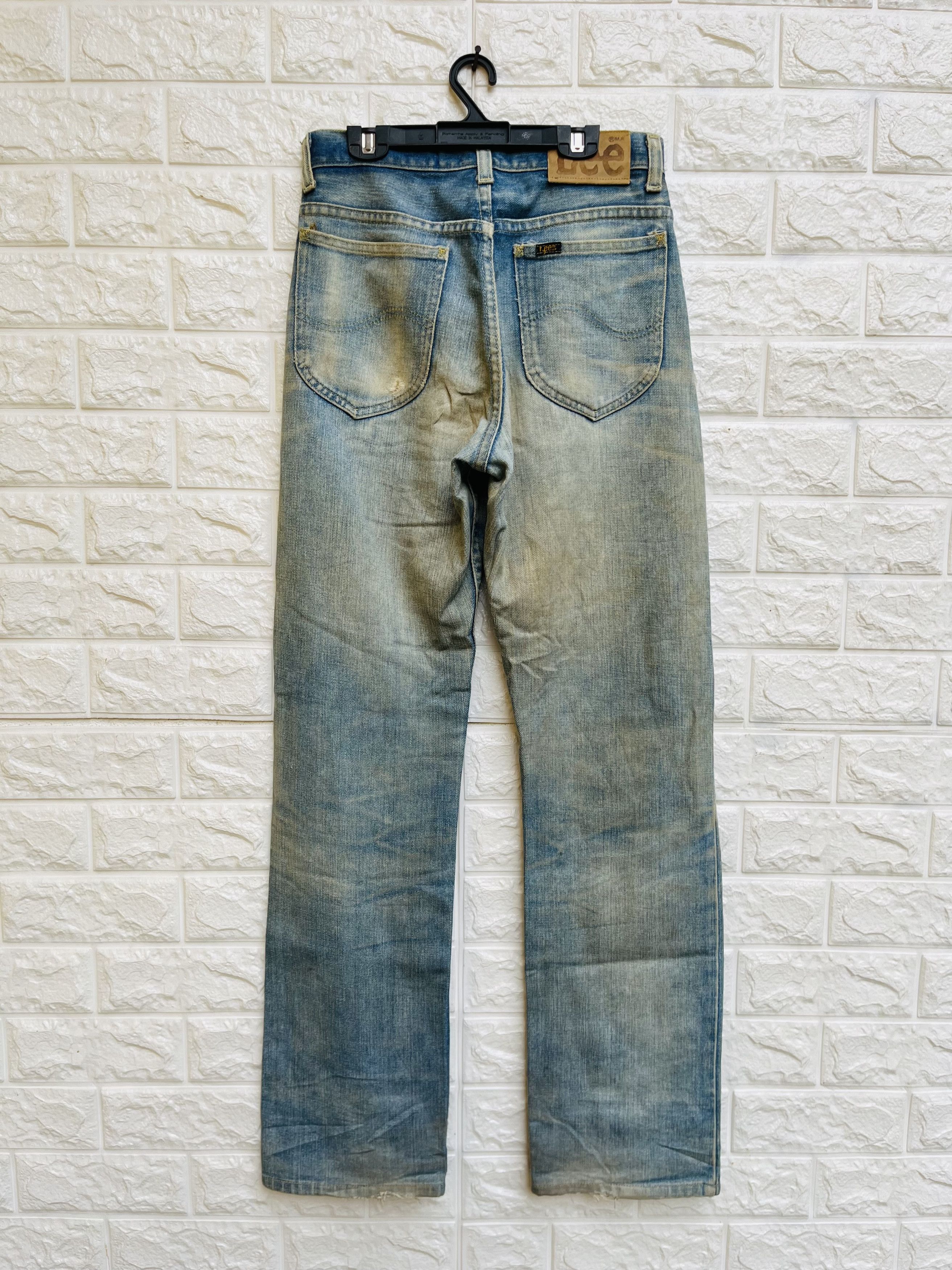 Lee × Vintage Vintage 80s LEE Rider Distressed Designer Fashion Style Size US 27 - 2 Thumbnail