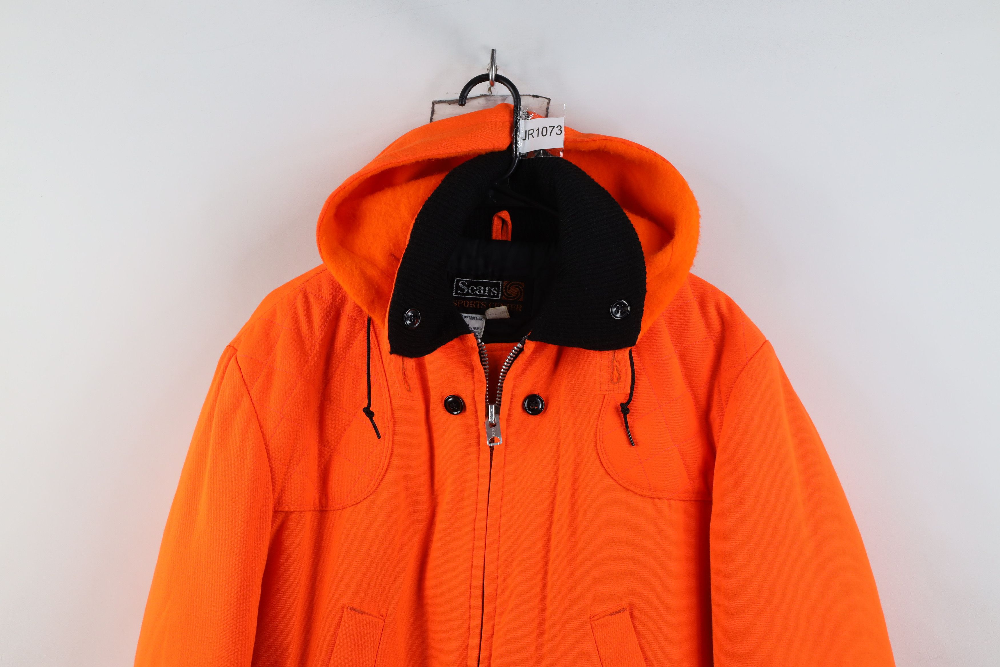 Vintage Vintage 70s Streetwear Hunting Chore Jacket Blaze Orange Size US XL / EU 56 / 4 - 2 Thumbnail