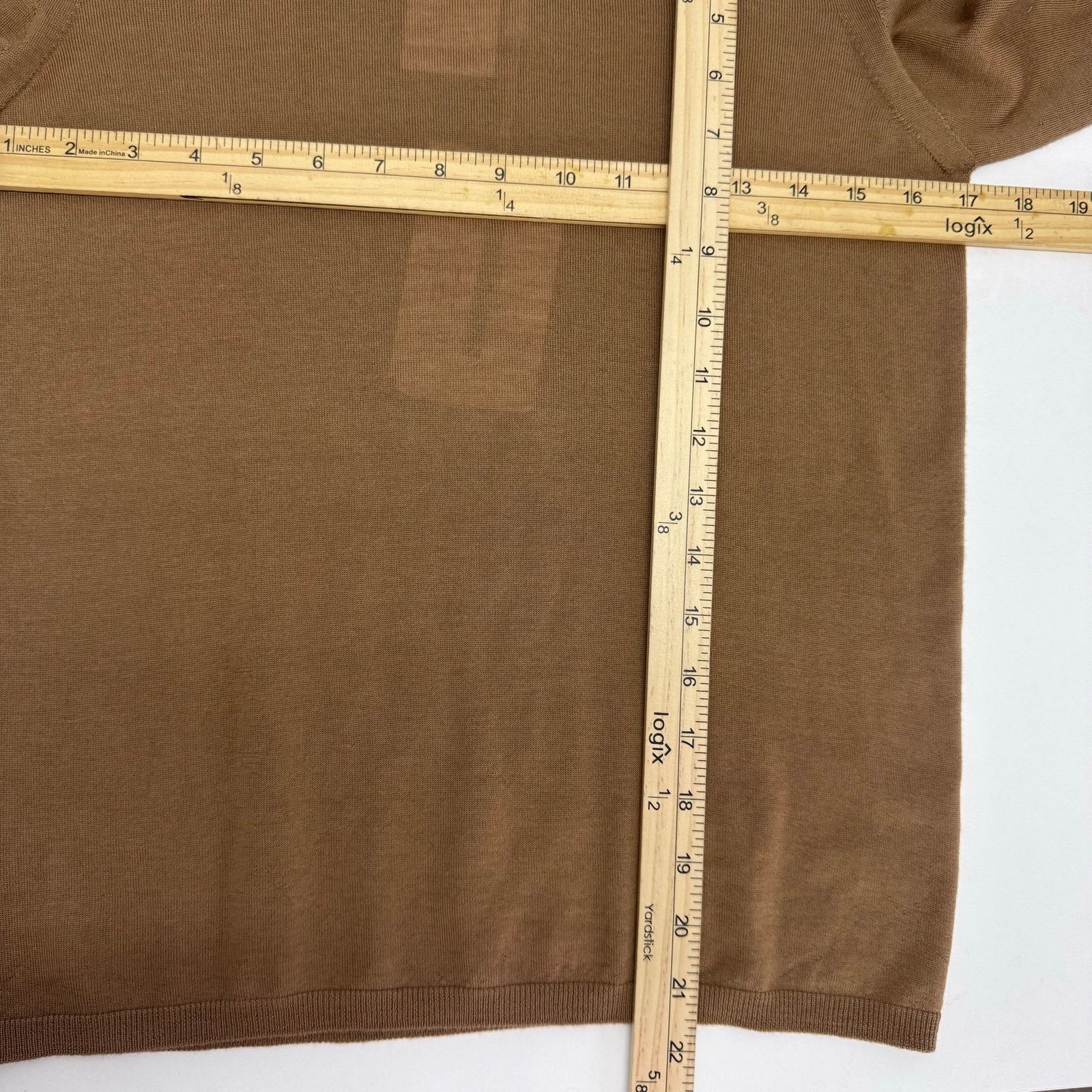 Max Mara NMax Mara Saluto Virgin Wool Turtleneck Sweater sz S Camel Size S / US 4 / IT 40 - 6 Thumbnail