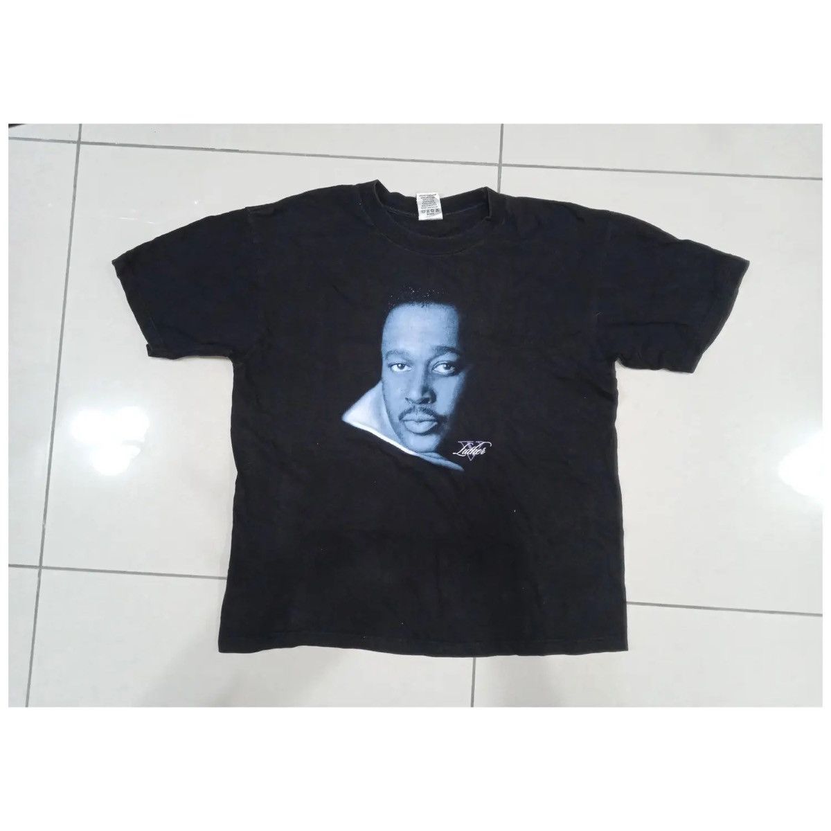 Band Tees × Vintage Vintage 2000s Luther Vandross T Shirt Size US L / EU 52-54 / 3 - 2 Thumbnail