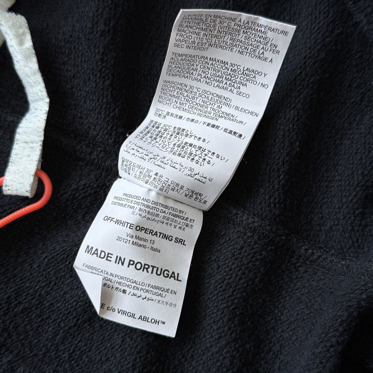 Off-White Off-White Black Acrylic Arrows Logo Sweatpants Size US 34 / EU 50 - 9 Thumbnail