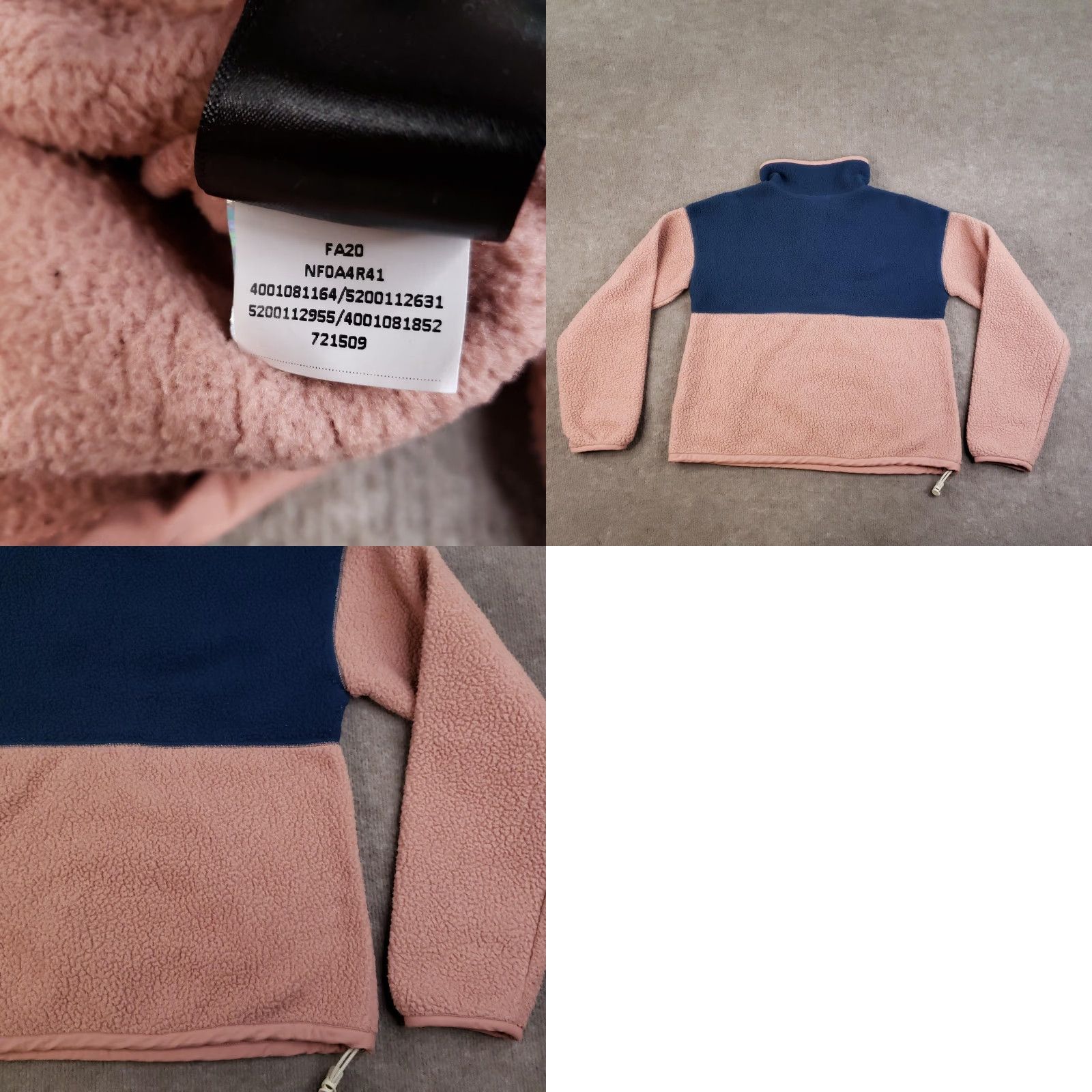 The North Face North Face Jacket Small Blue Pink Sherpa Fleece Pullover Hiking Womens Size S / US 4 / IT 40 - 8 Thumbnail